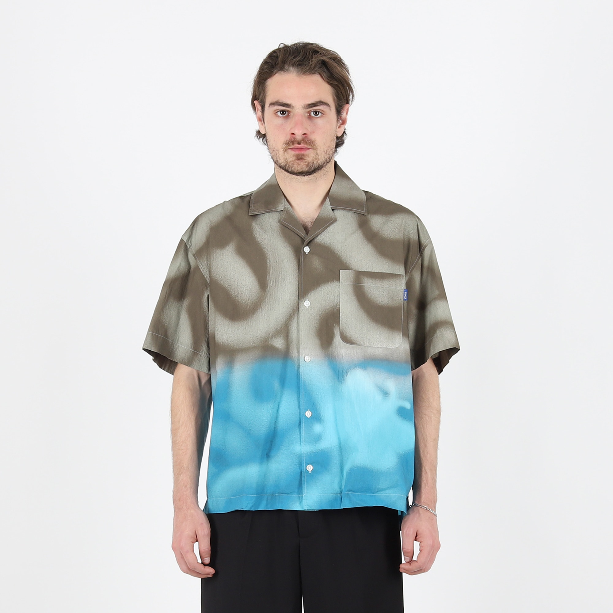 Awake x Mundo Dip Dyed Camp Shirt - Brown product photo