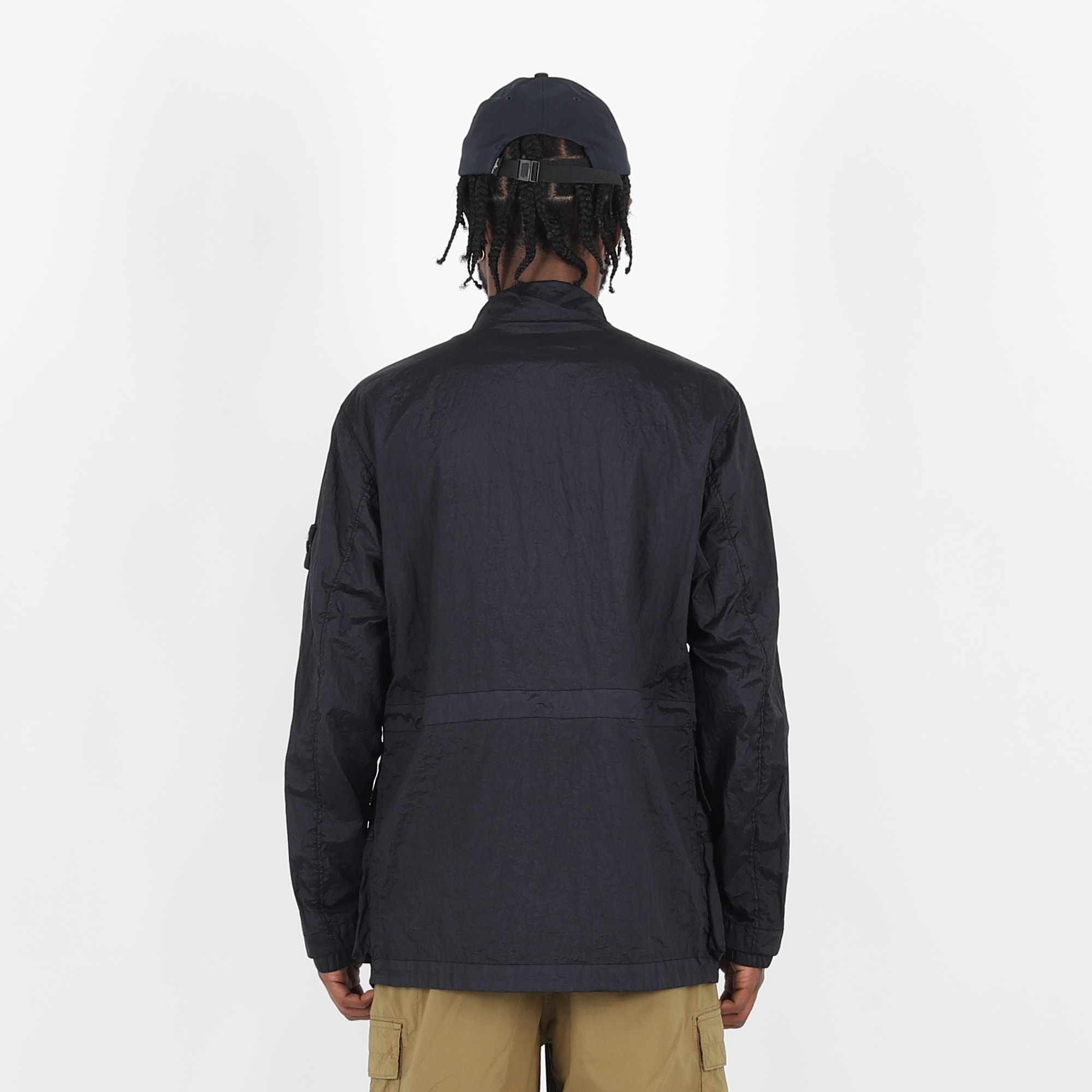 41620 Nylon Econyl Jacket - Navy Blue product photo