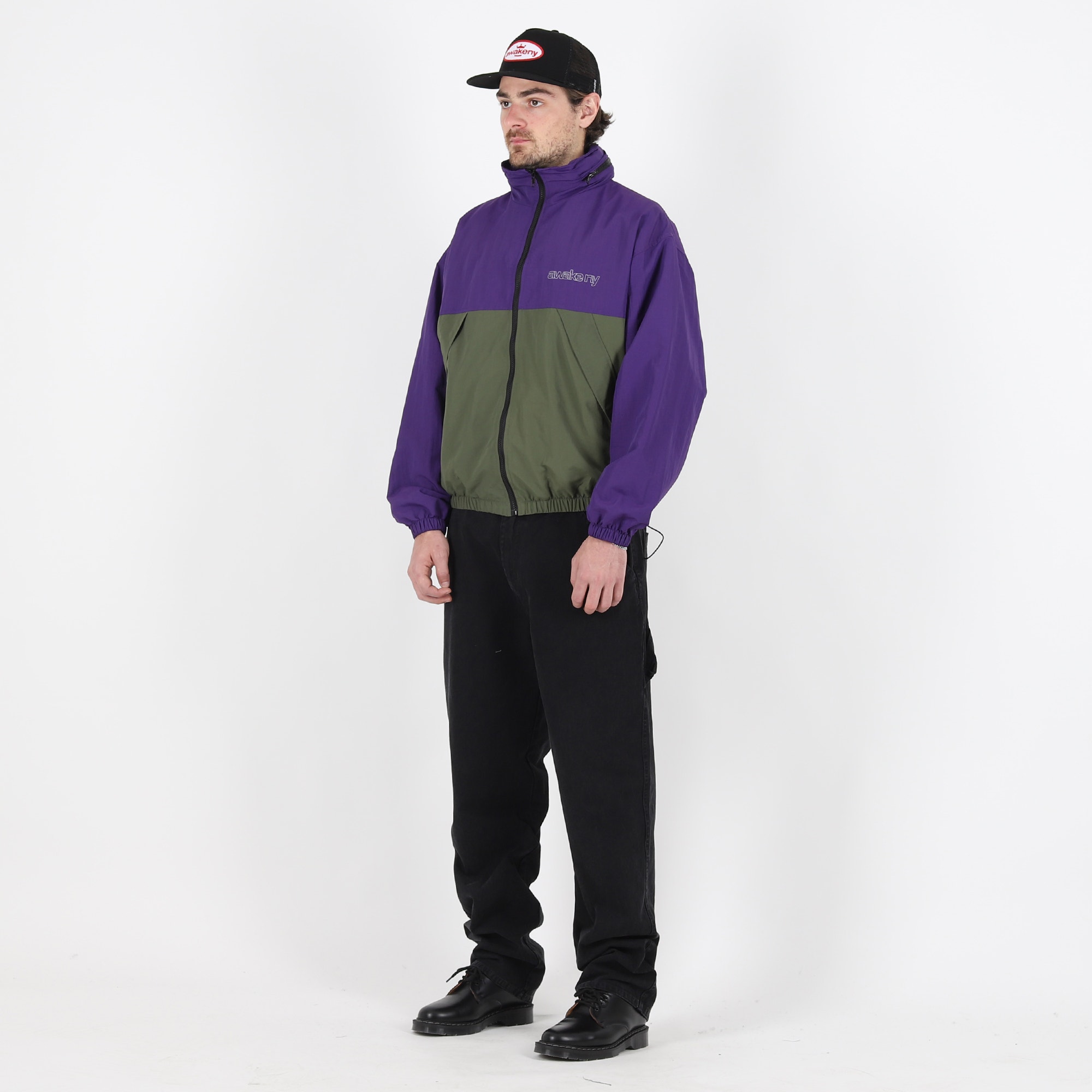 3M Logo Nylon Zip Up Shell - Purple product photo