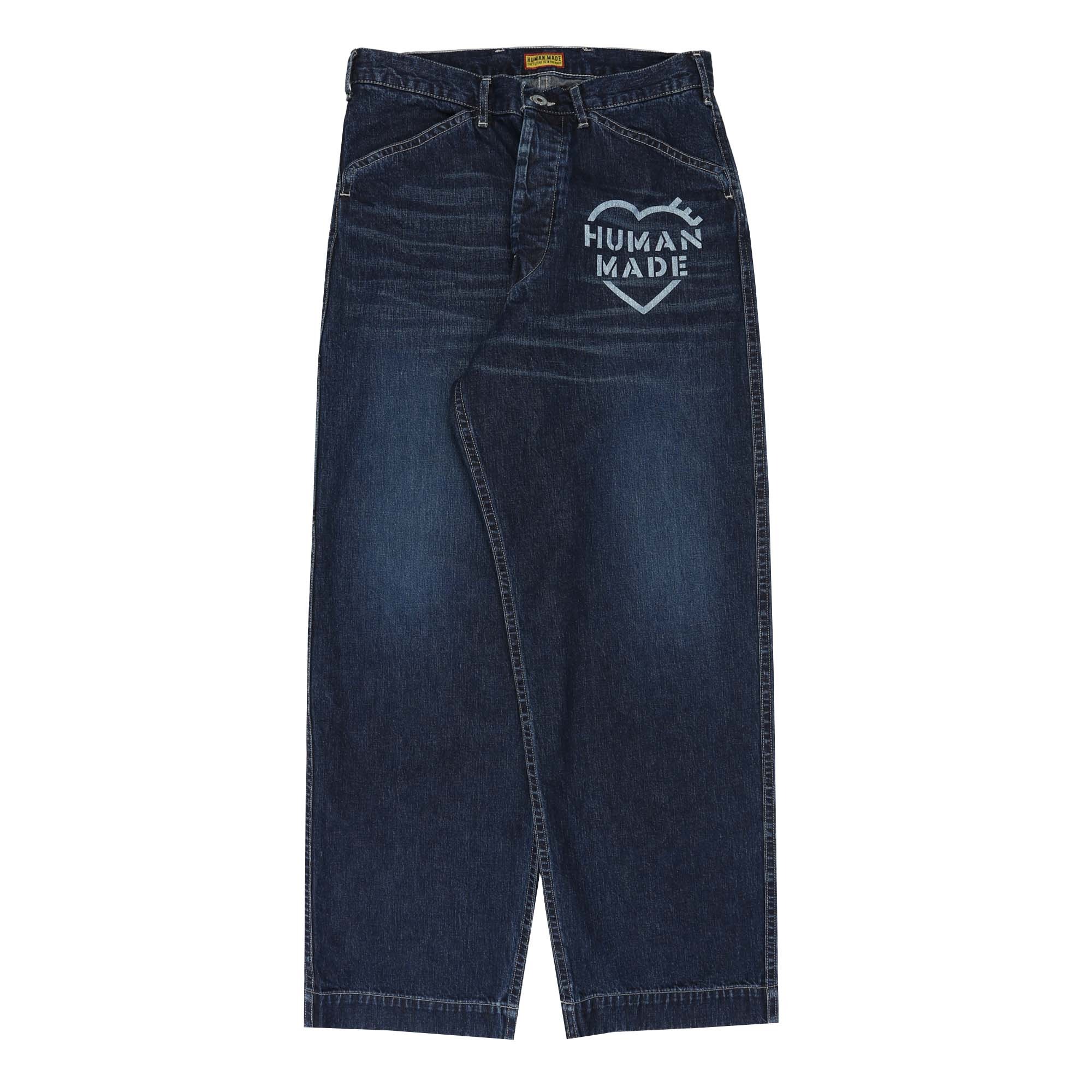 Denim Sailor Pants - Indigo product photo