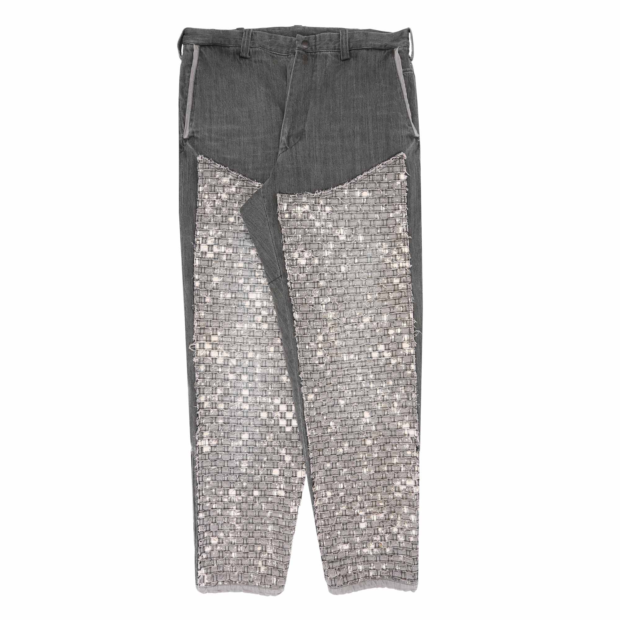 10 Pocket Double Knee Denim - Washed Black product photo
