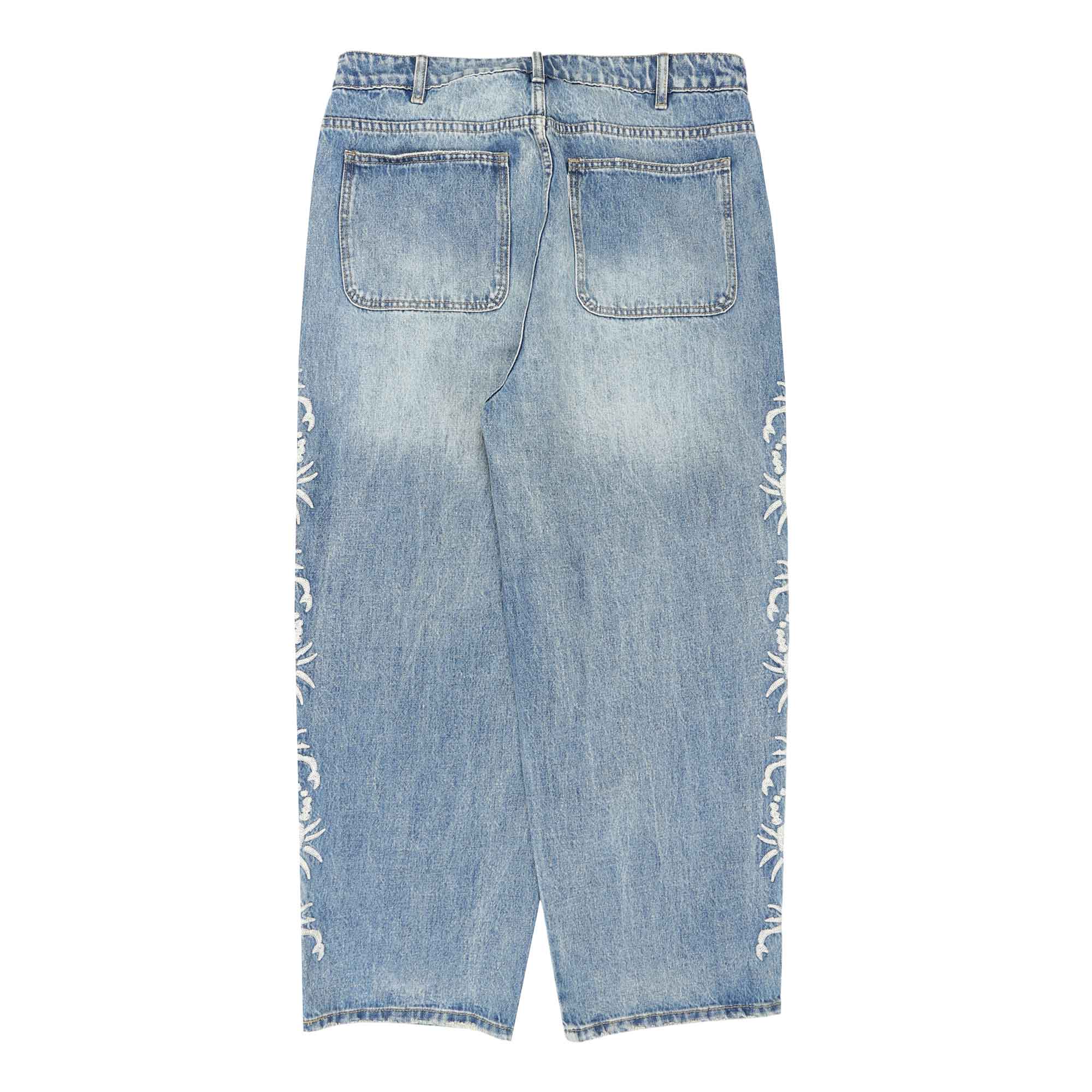 Stripe Scorp Jeans - Light Wash product photo