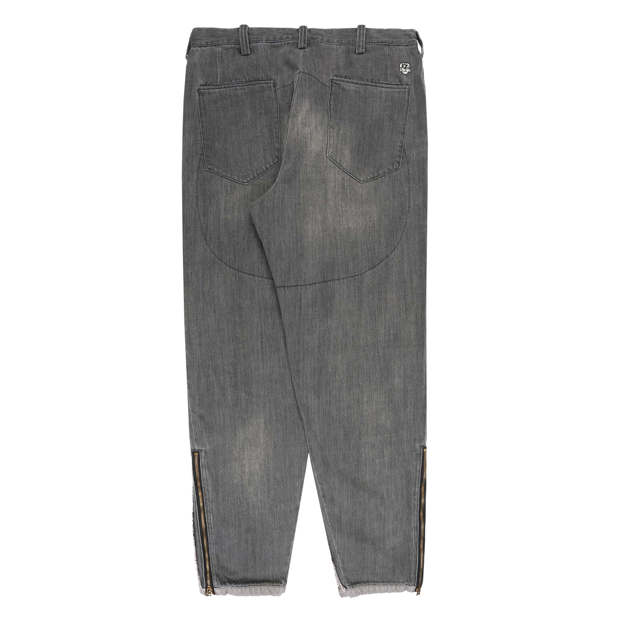 10 Pocket Double Knee Denim - Washed Black product photo