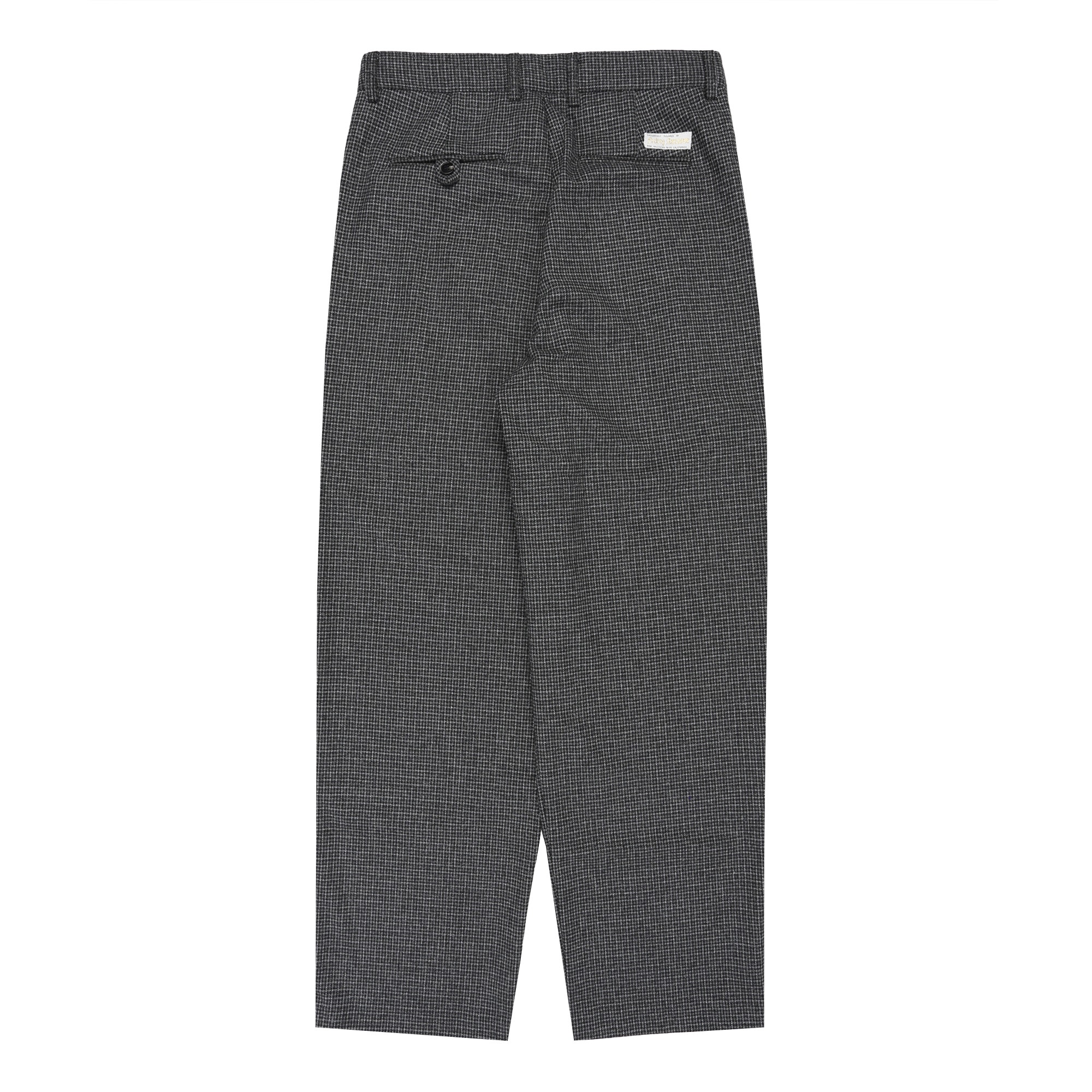 Baggy Pleated Wool Trouser - Shadow Plaid product photo