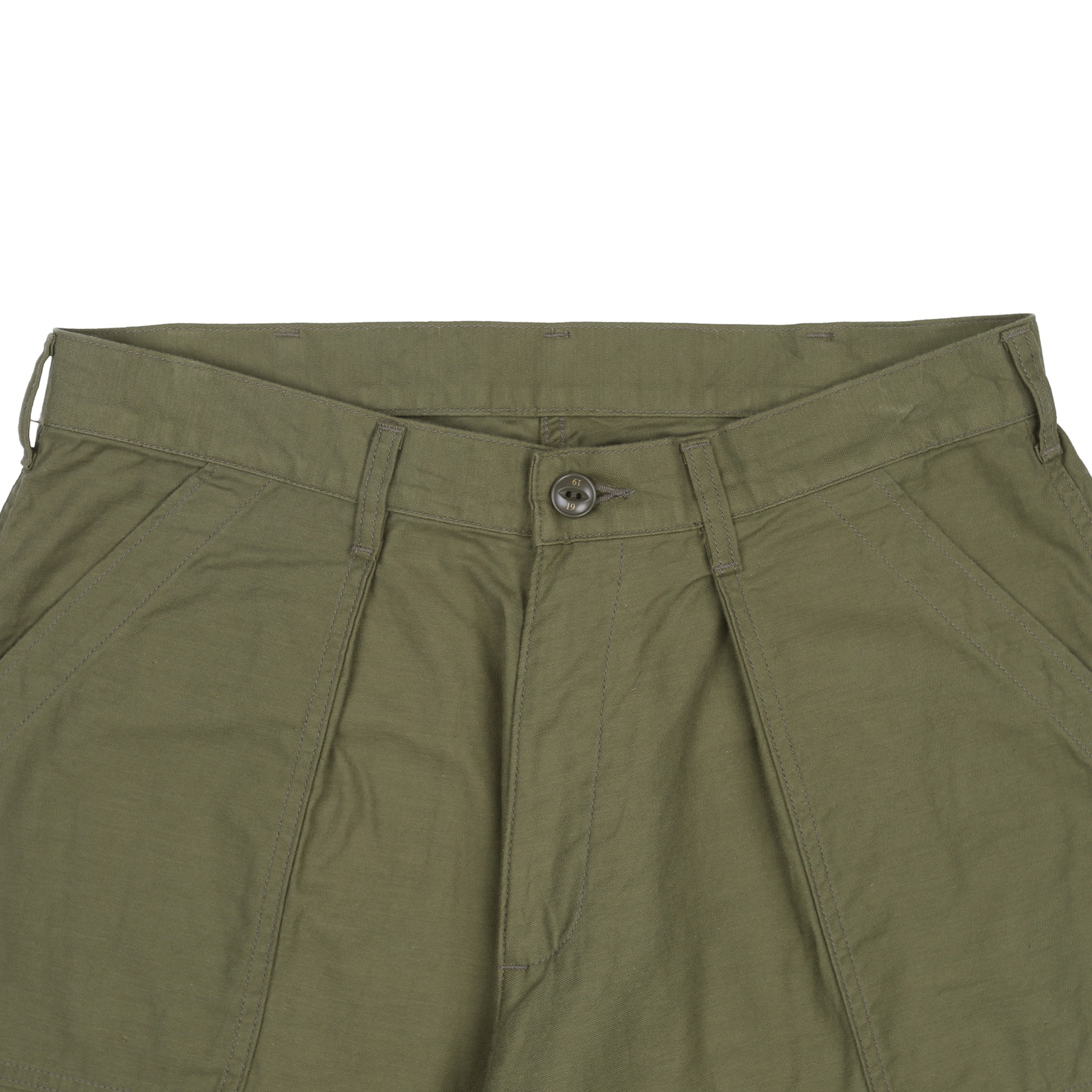 Wide Baker Pants - Olive Drab product photo