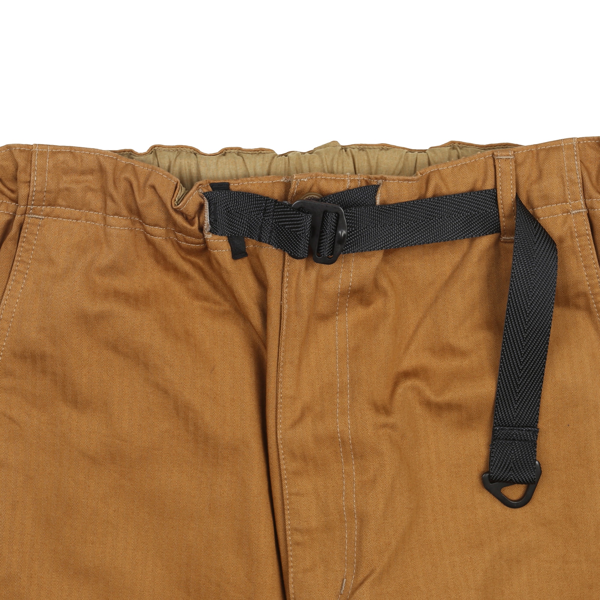 Cotton Herringbone Dyed Pant - Beige product photo