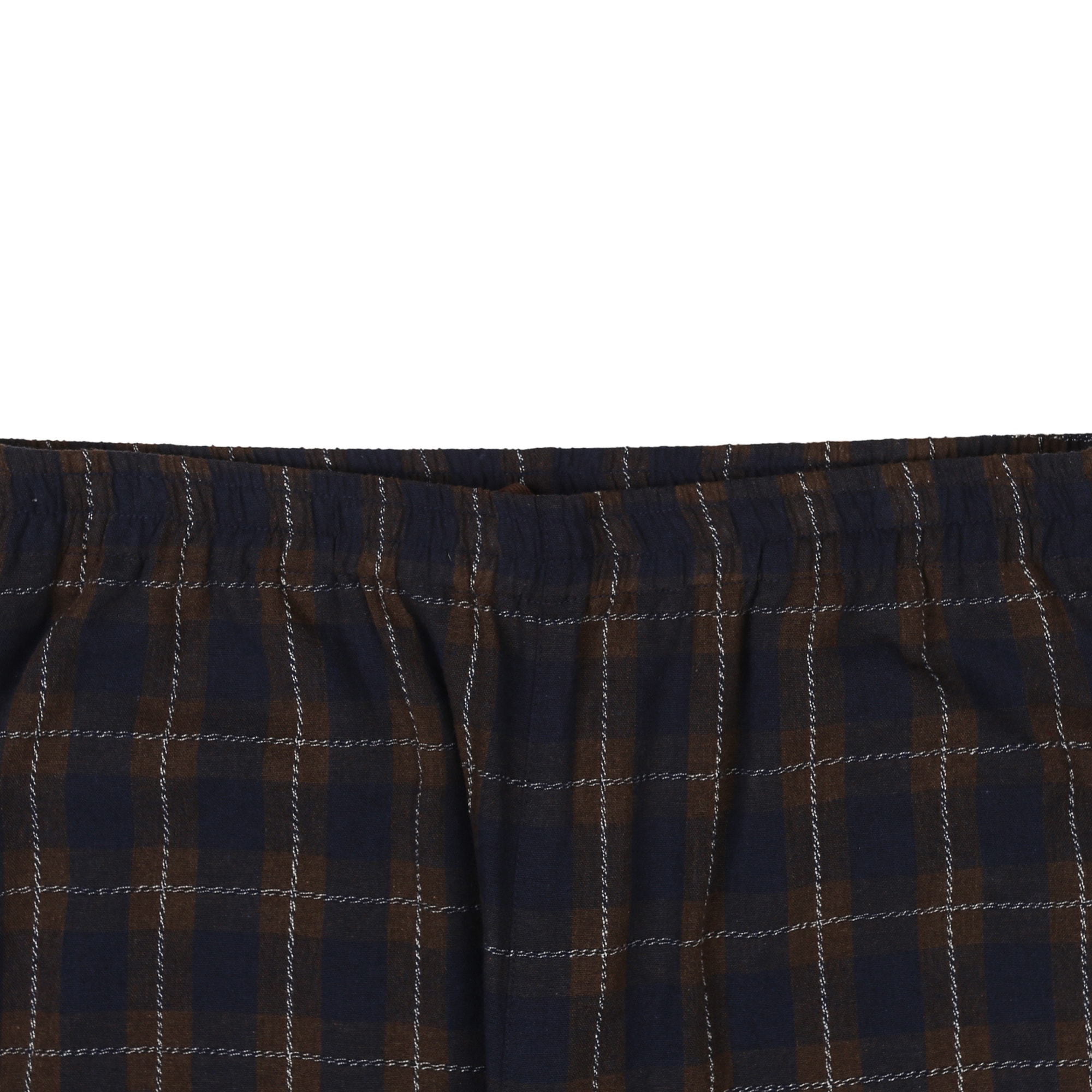 Plaid Beach Pant - Navy product photo