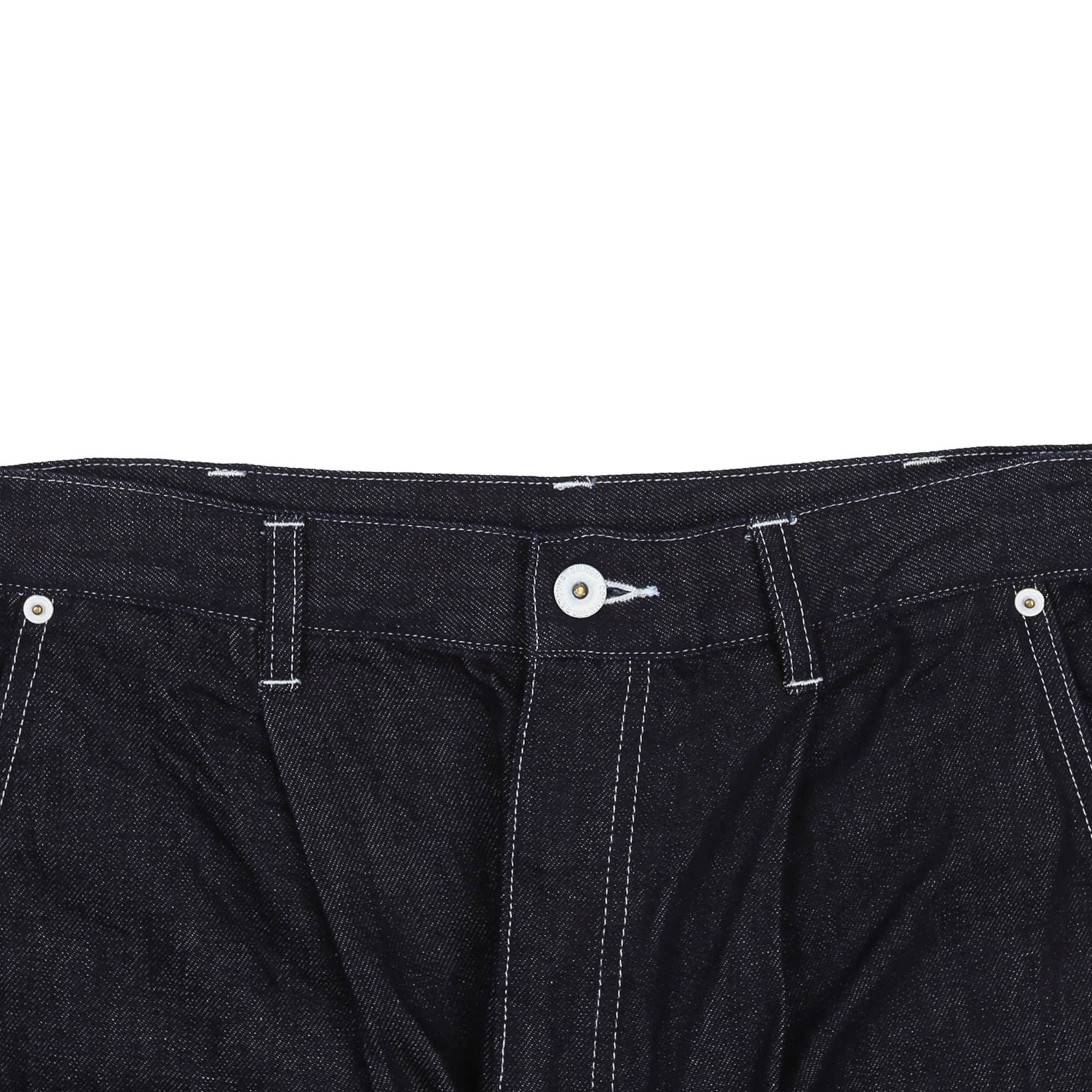 Cotton Linen Denim Pant - Navy product photo