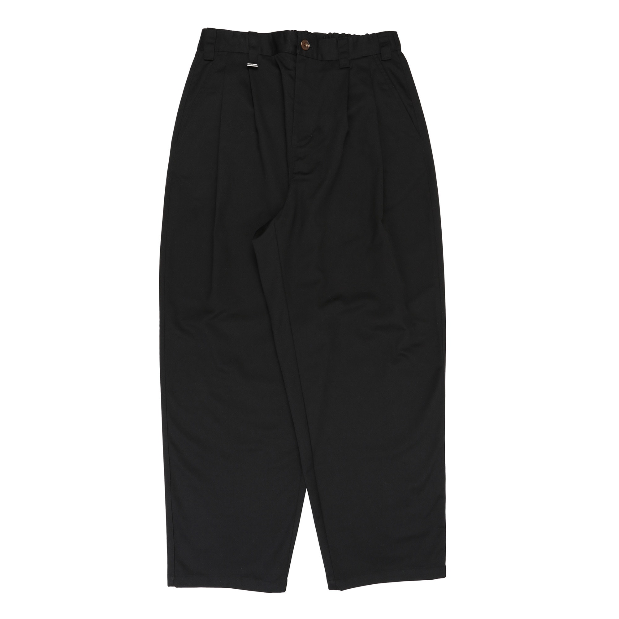 Elastic Waist Baggy Pant - Black product photo