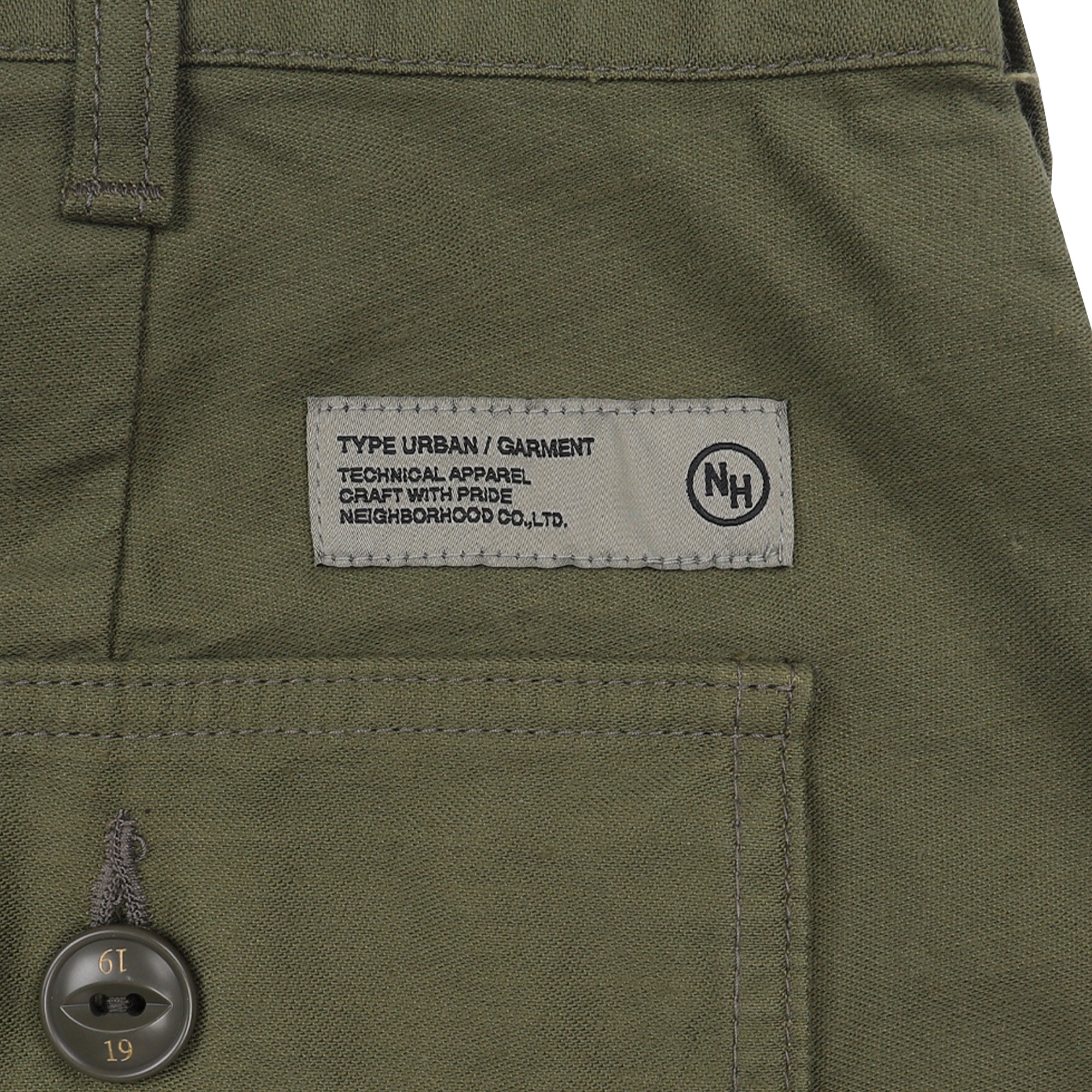 Wide Baker Pants - Olive Drab product photo