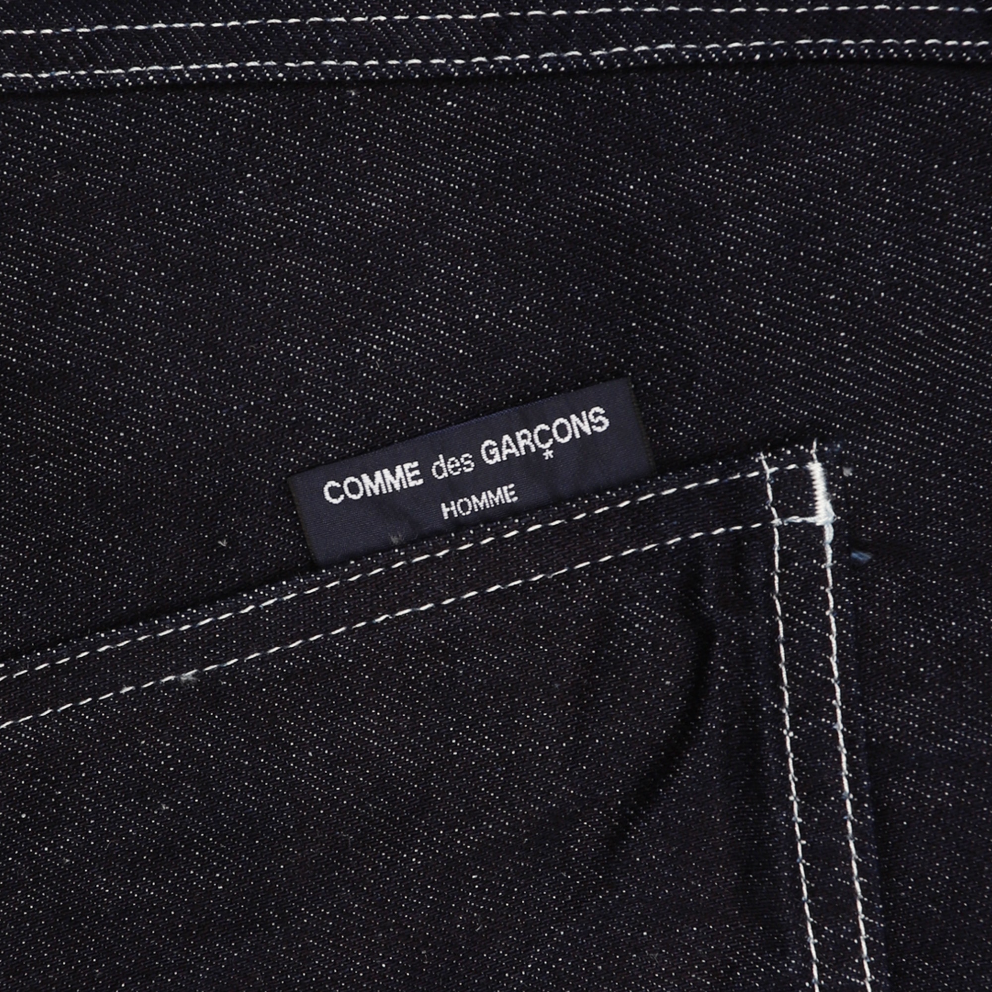 Cotton Linen Denim Pant - Navy product photo