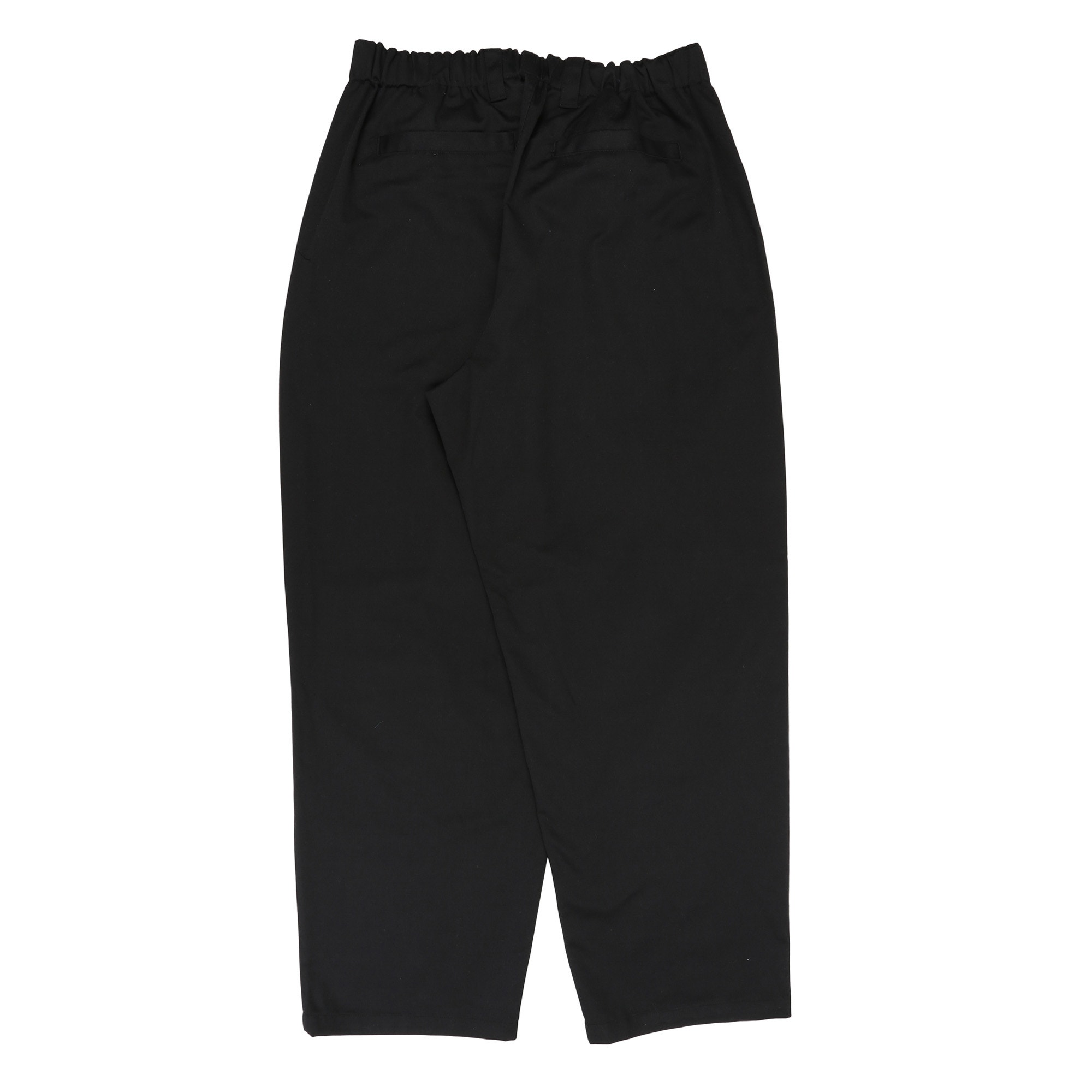 Elastic Waist Baggy Pant - Black product photo