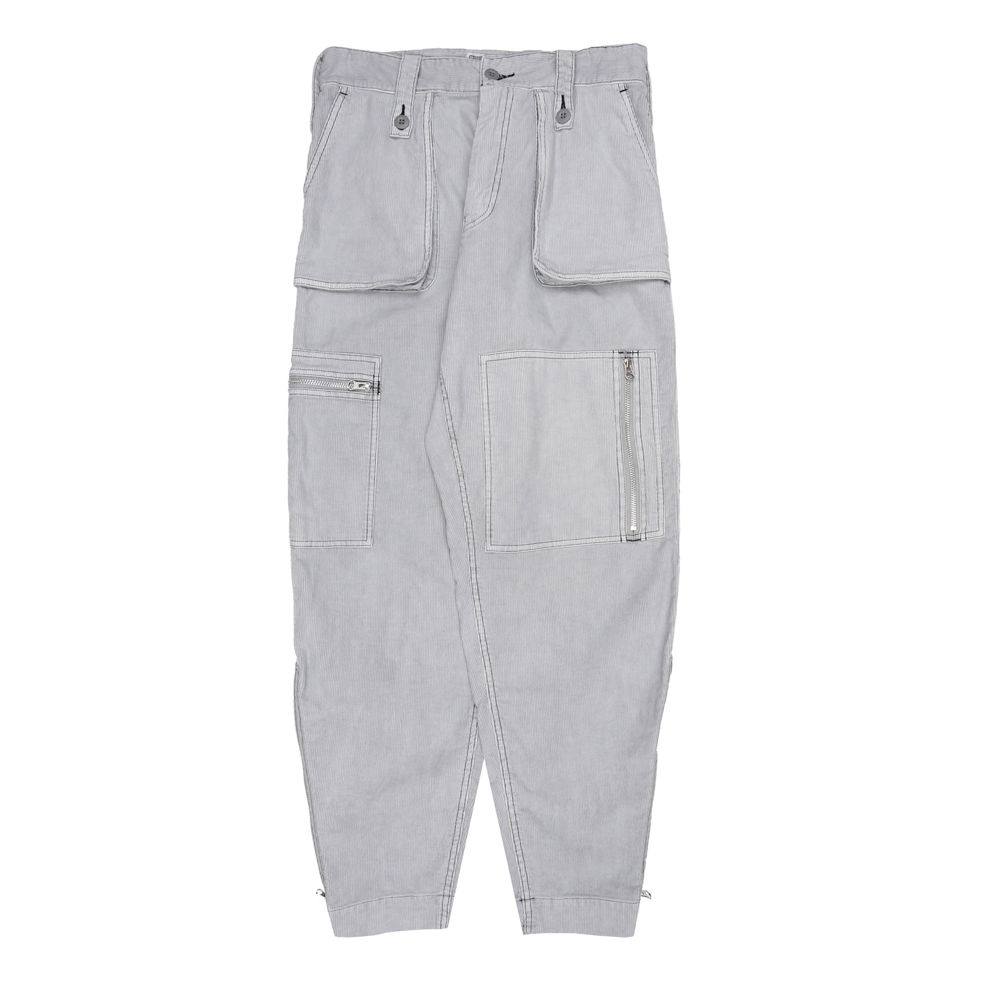 Overdye Cord Yossrian Pants #5 - Grey product photo