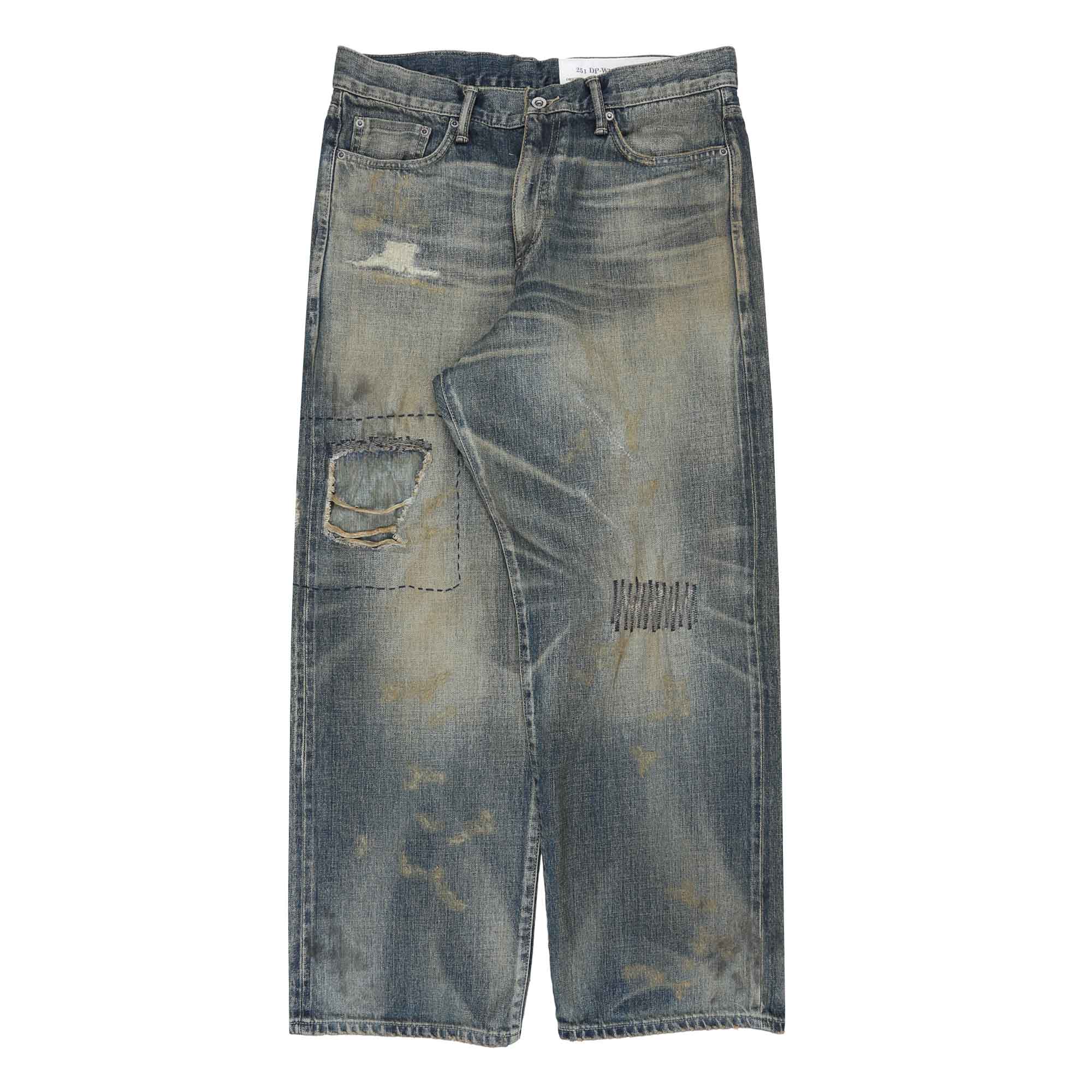 Savage Denim DP Wide Pants - Indigo product photo