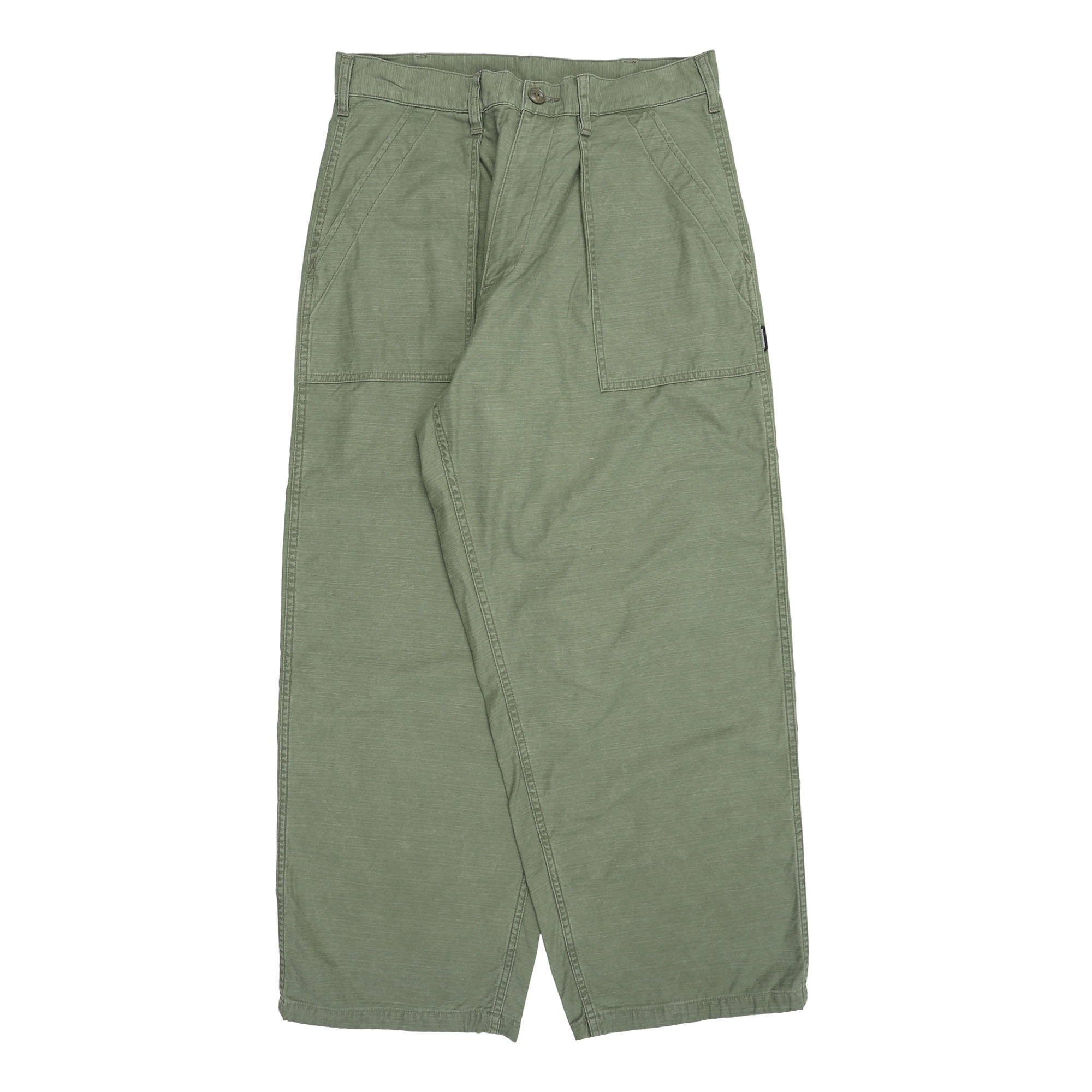 Wide Baker Pants - Olive Drab product photo