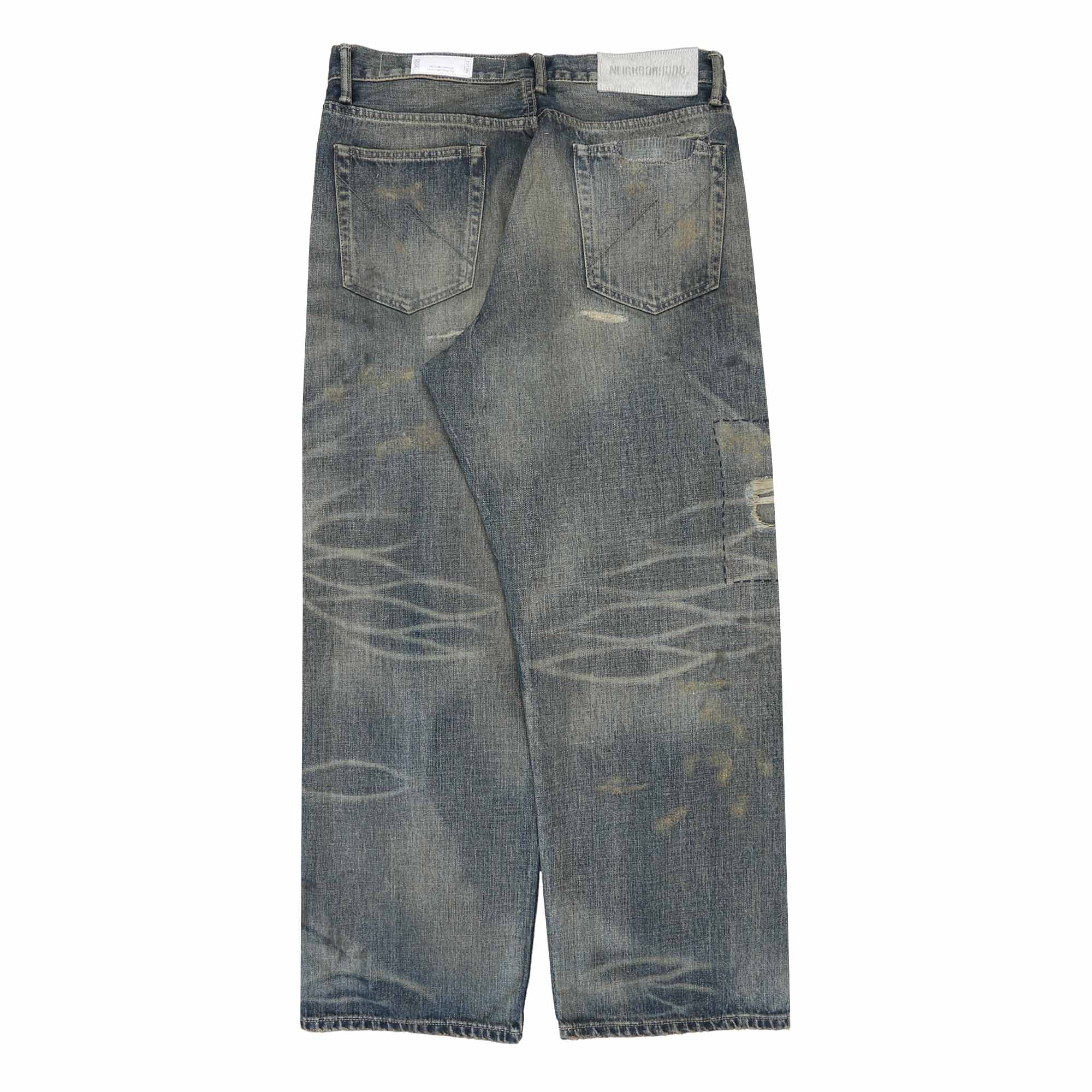 Savage Denim DP Wide Pants - Indigo product photo