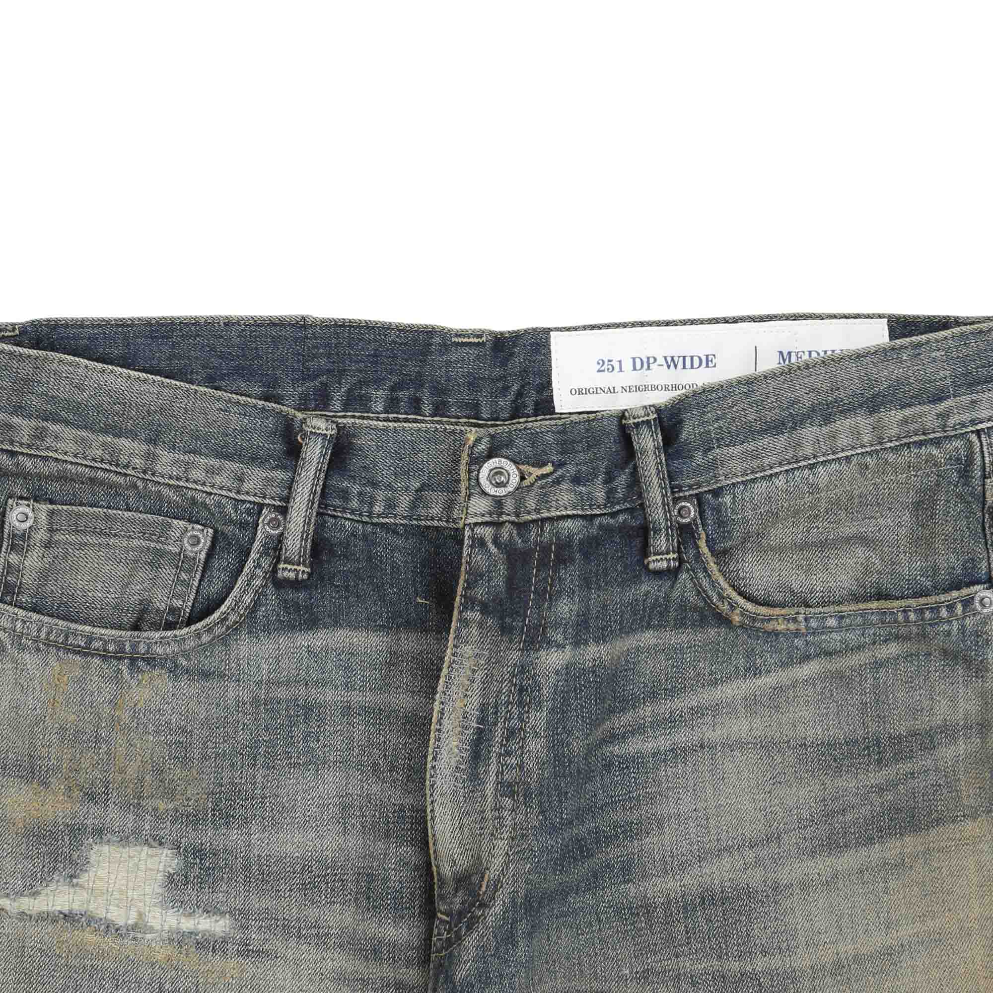 Savage Denim DP Wide Pants - Indigo product photo