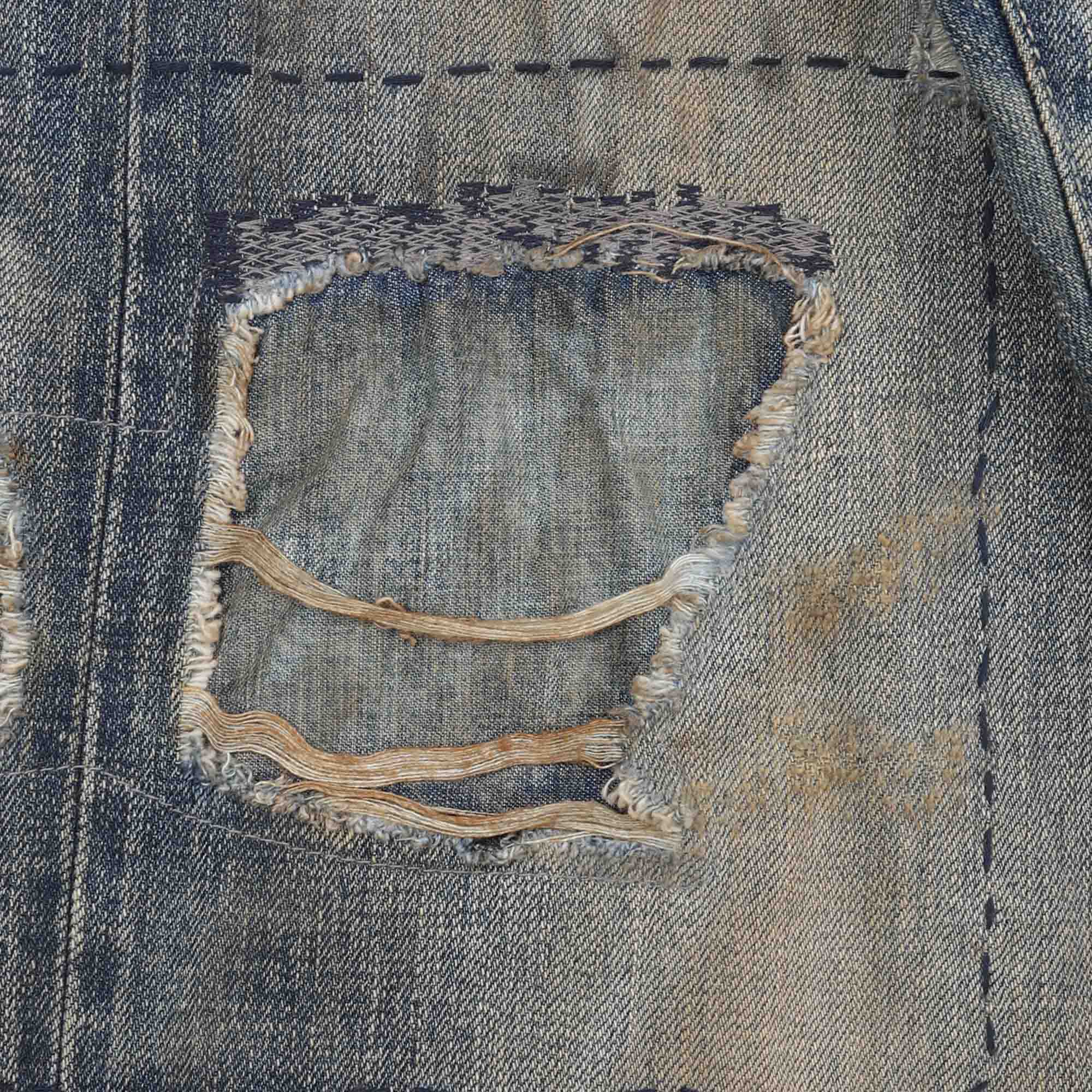 Savage Denim DP Wide Pants - Indigo product photo