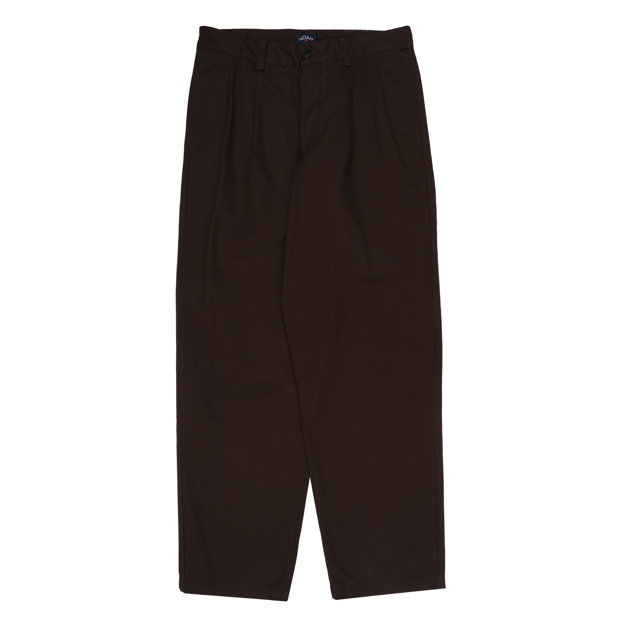 Twill Double-Pleat Pants - Espresso