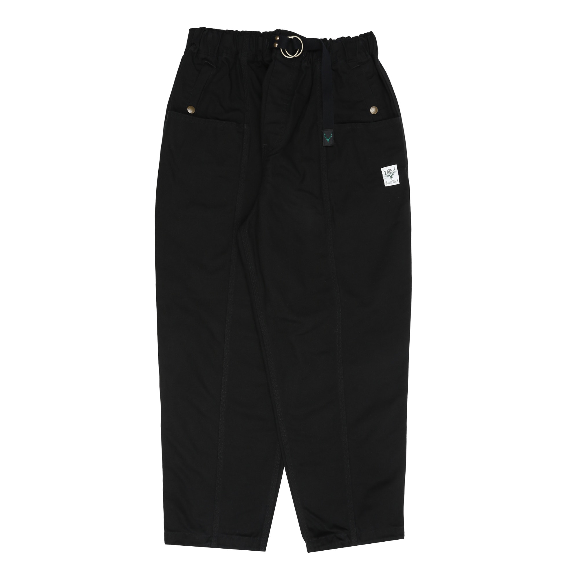 Belted C.S. Pant Cotton Canvas - Black product photo