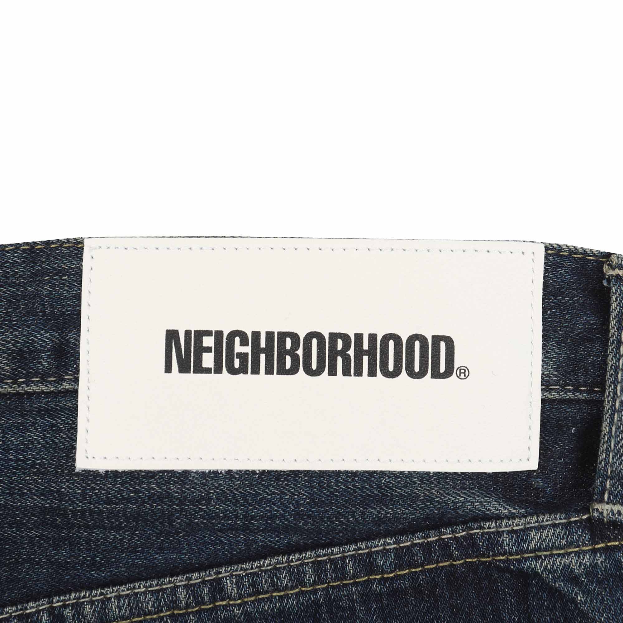 Washed Denim DP Wide Pants - Indigo product photo