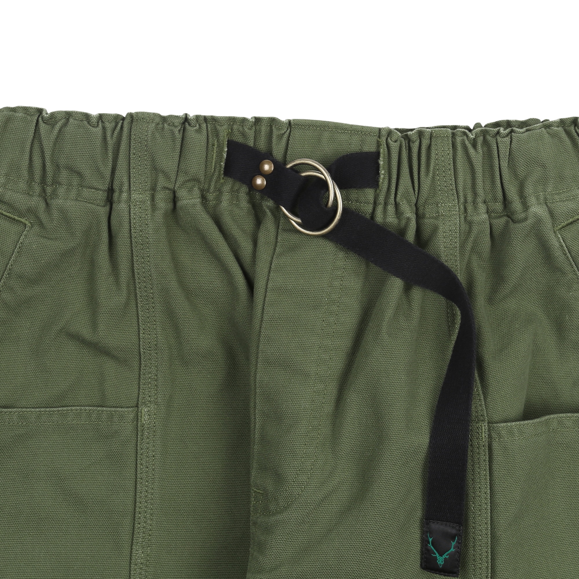 Belted C.S. Pant Cotton Canvas - Moss product photo