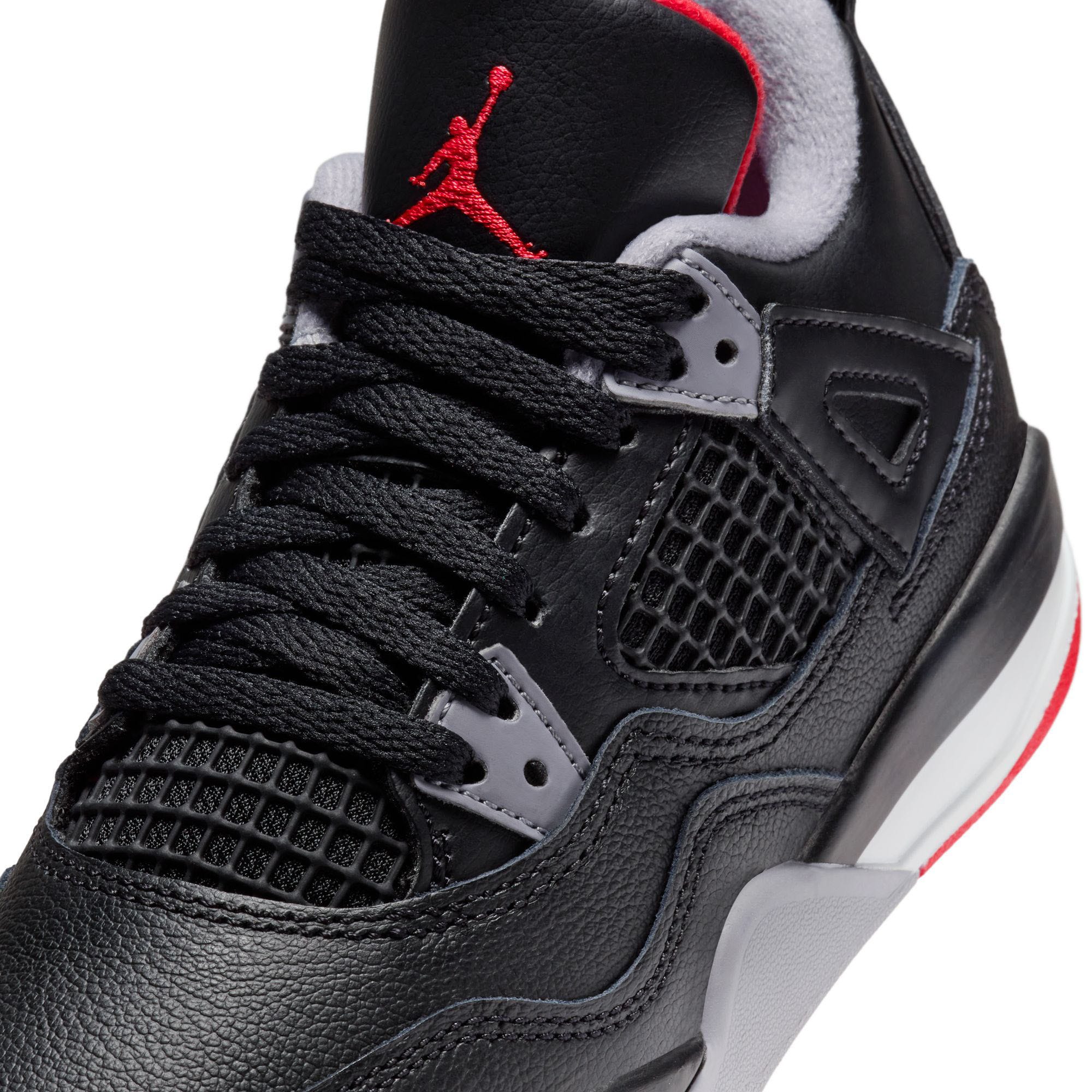 Jordan retro 4 shop black fire red