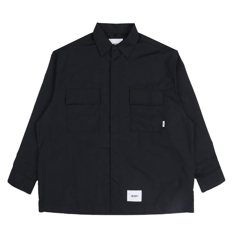 WCPO 02 LS Nylon Ripstop Shirt - Black