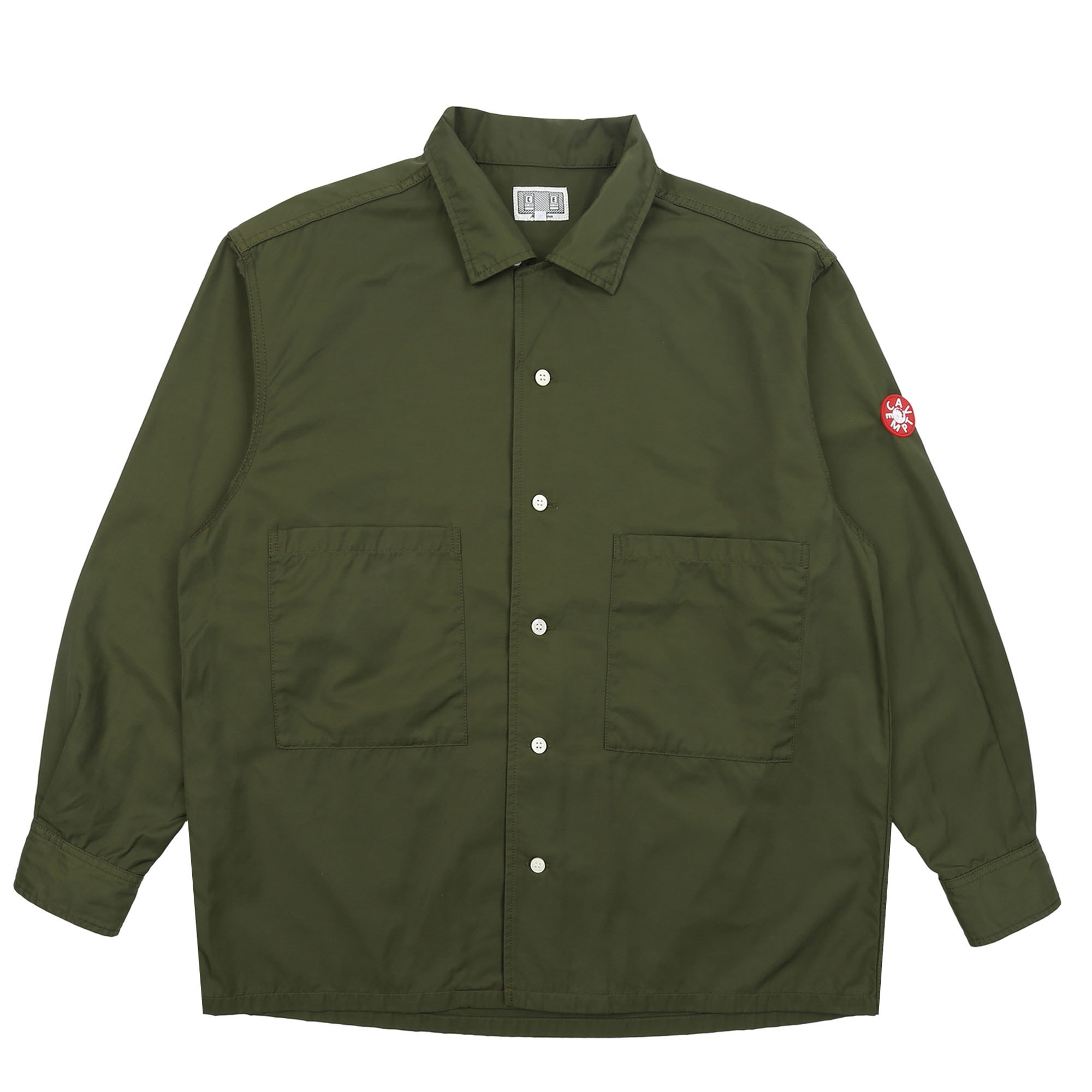 CN Twill Open Shirt - Green product photo