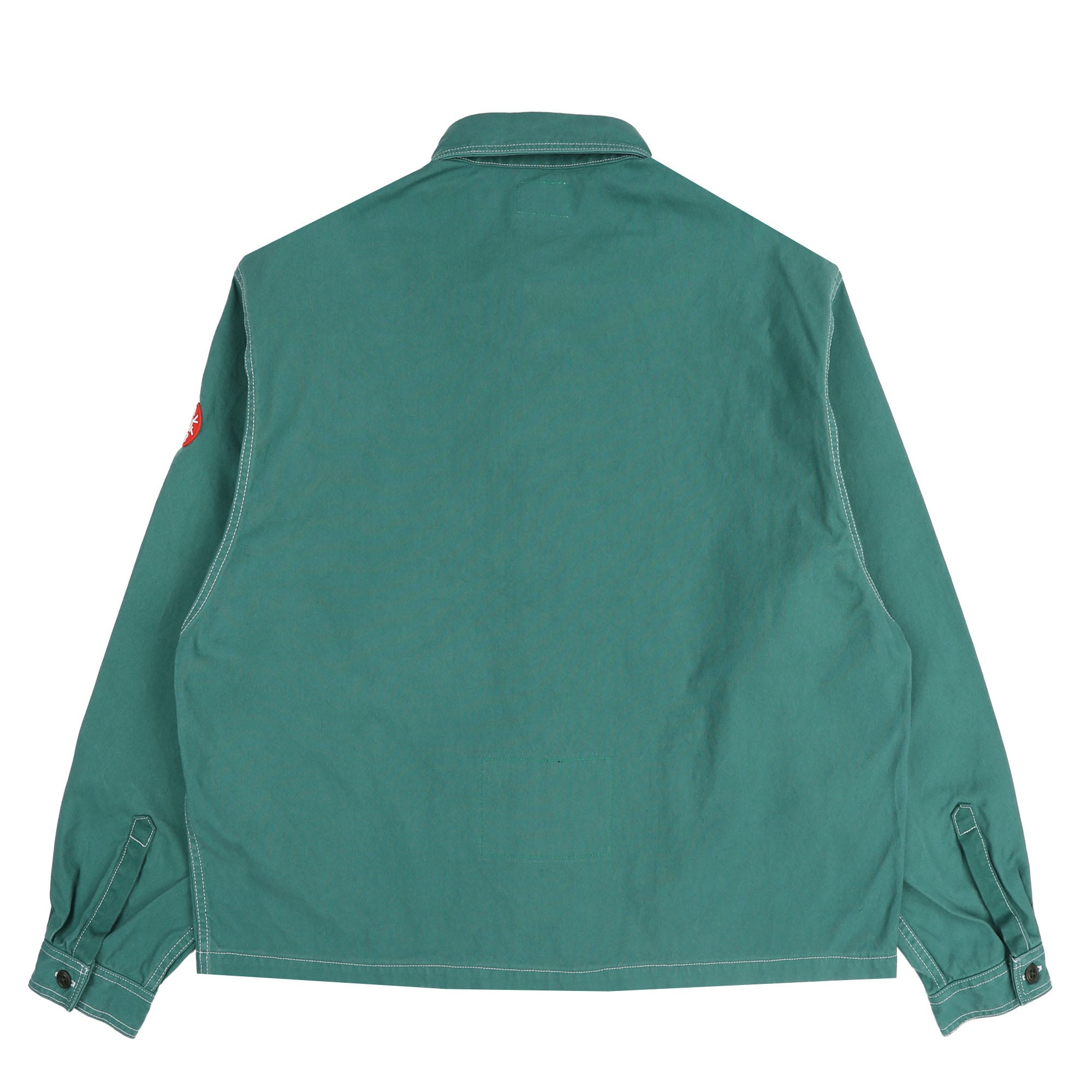Overdye Short Shirt Jacket Green