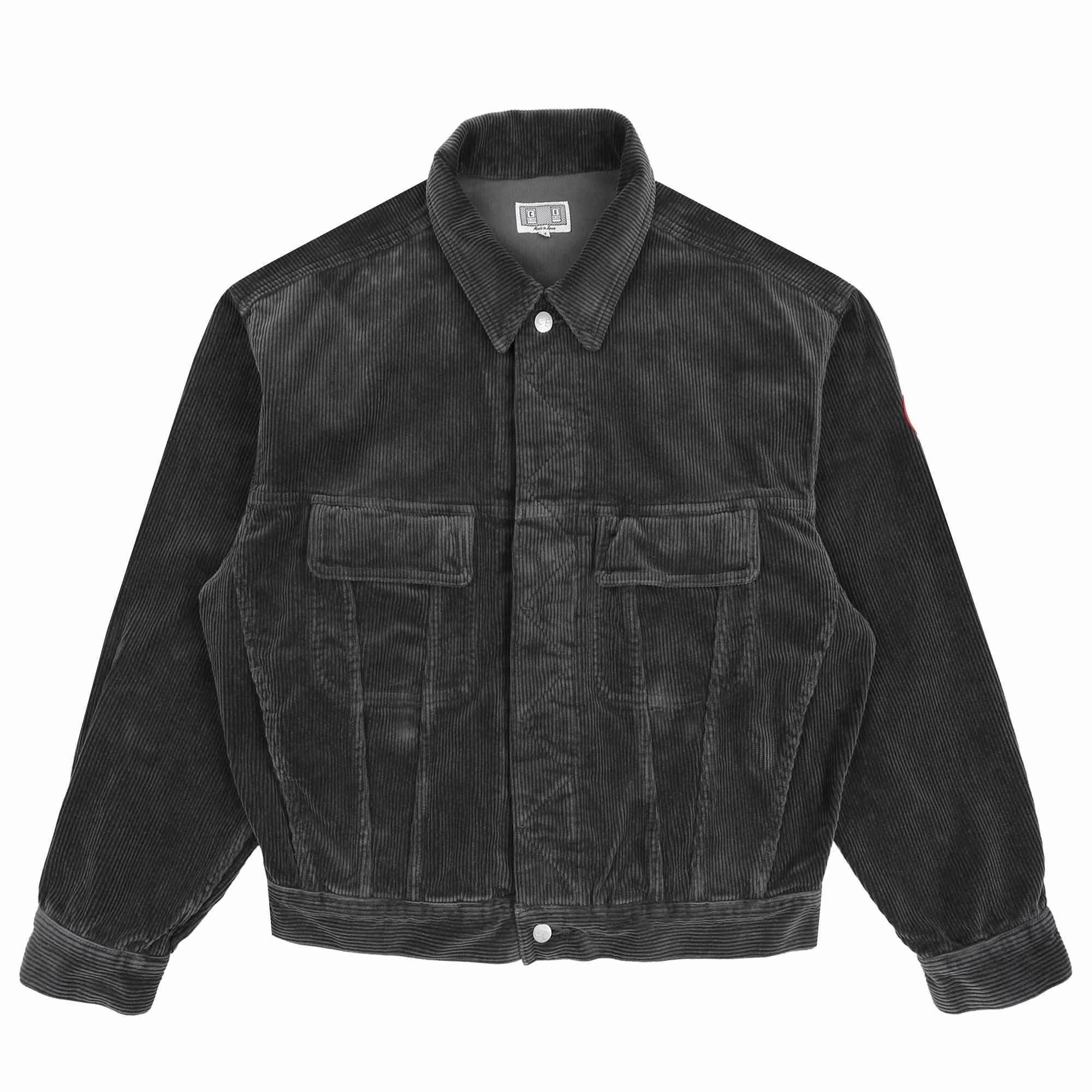 8W Cord Trucker Jacket - Grey product photo