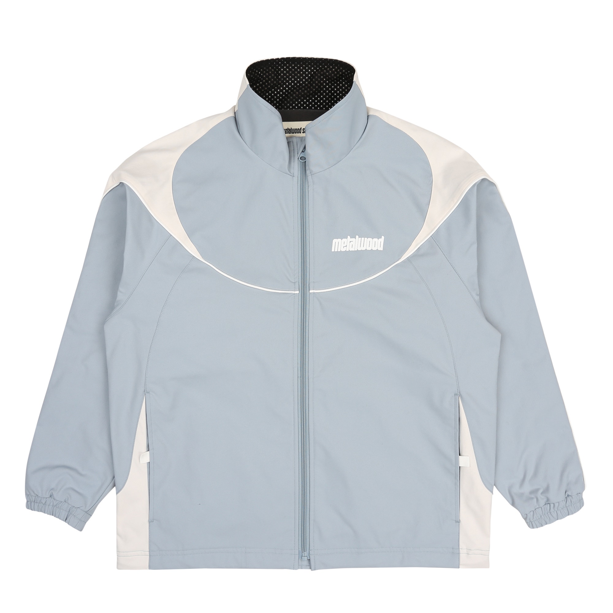 Paneled Track Jacket - Powder Blue product photo