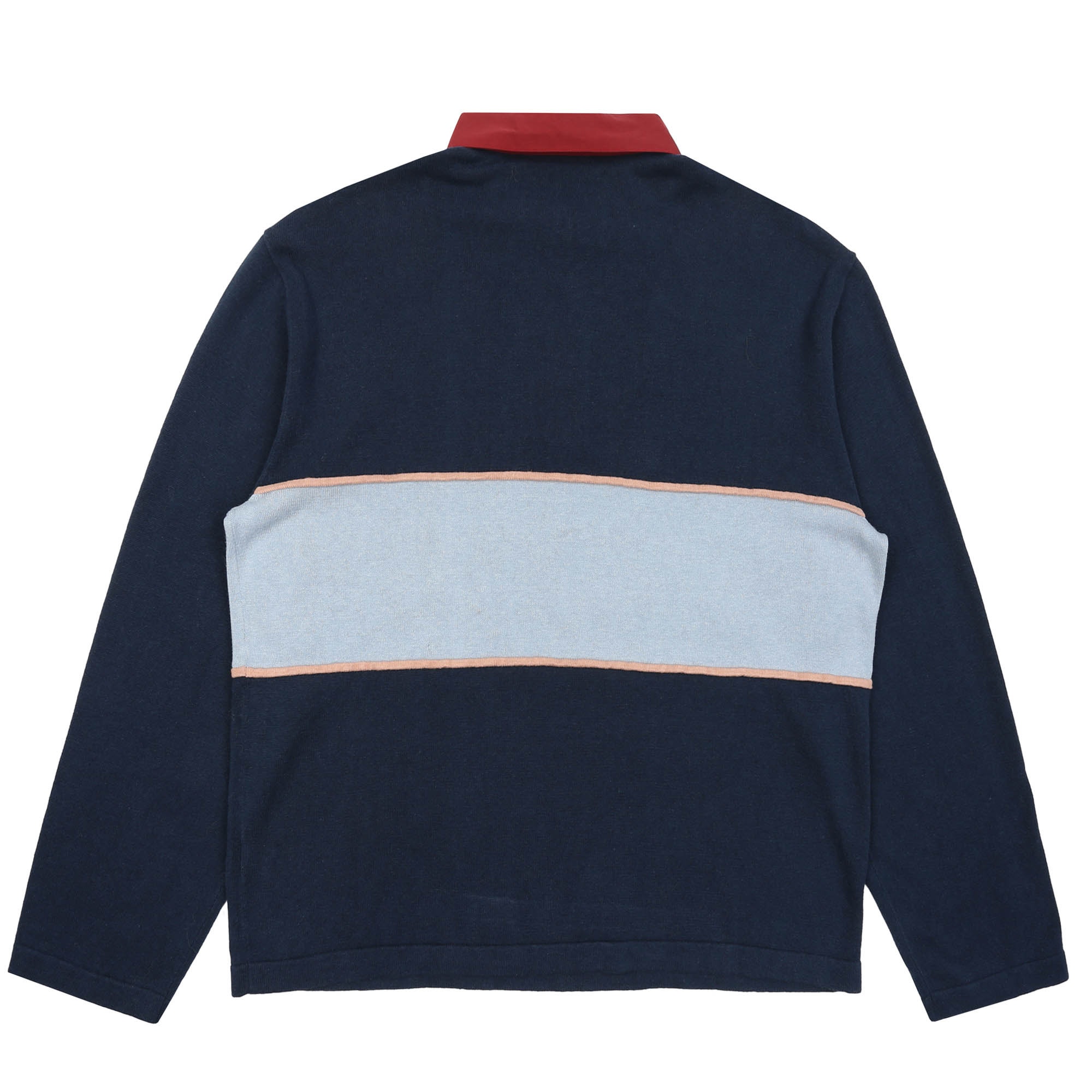 Lifted Stripe L/S Rugby - Navy product photo