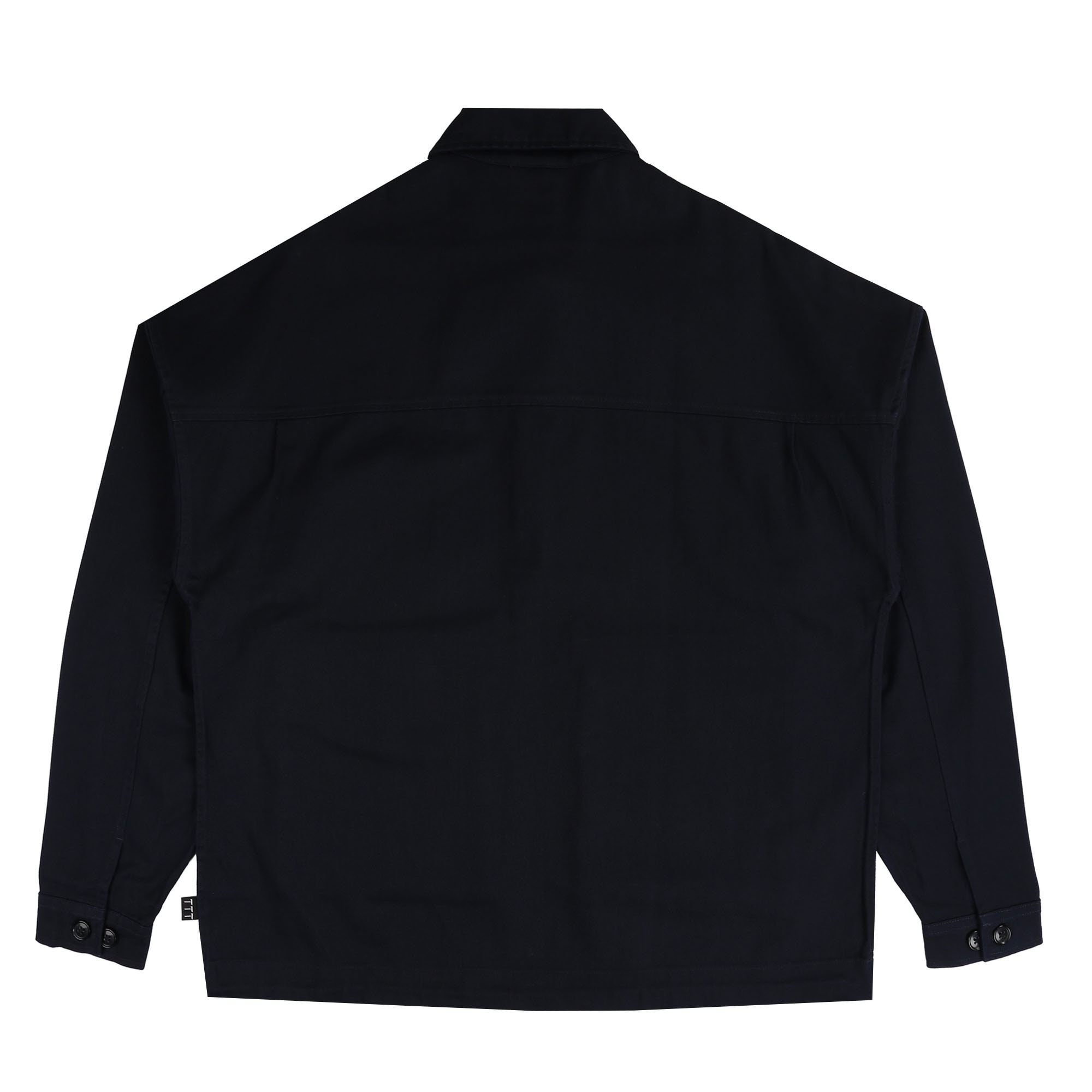 Lightweight Half Zip Overshirt - Navy product photo
