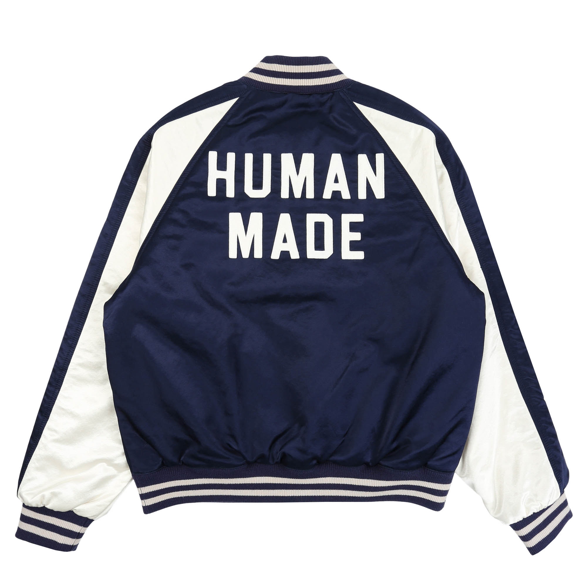 Satin Stadium Jacket - Navy product photo