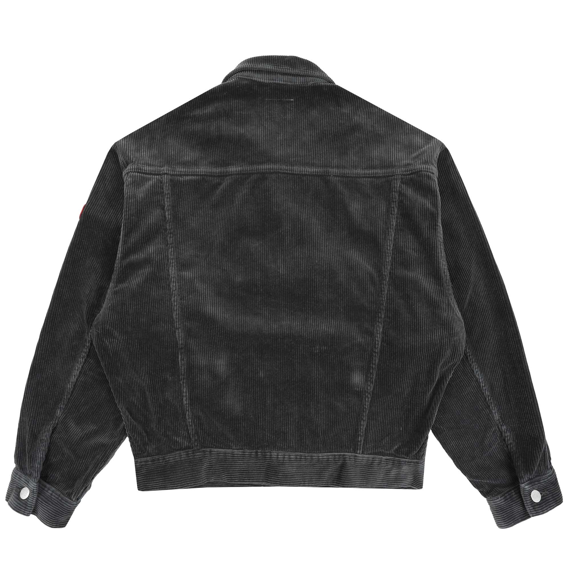 8W Cord Trucker Jacket - Grey product photo