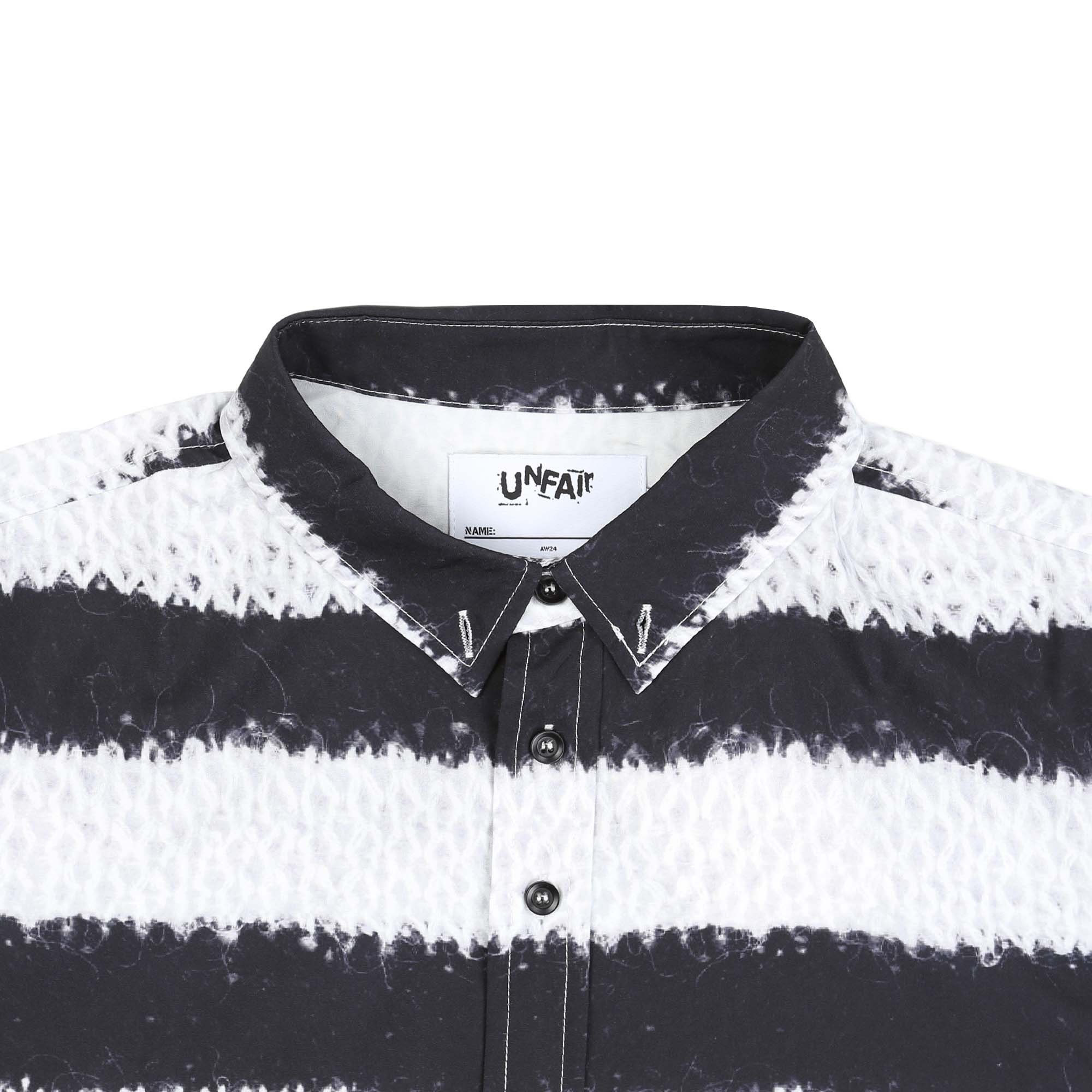 Rayon Knit Stripe Shirt - Multi product photo