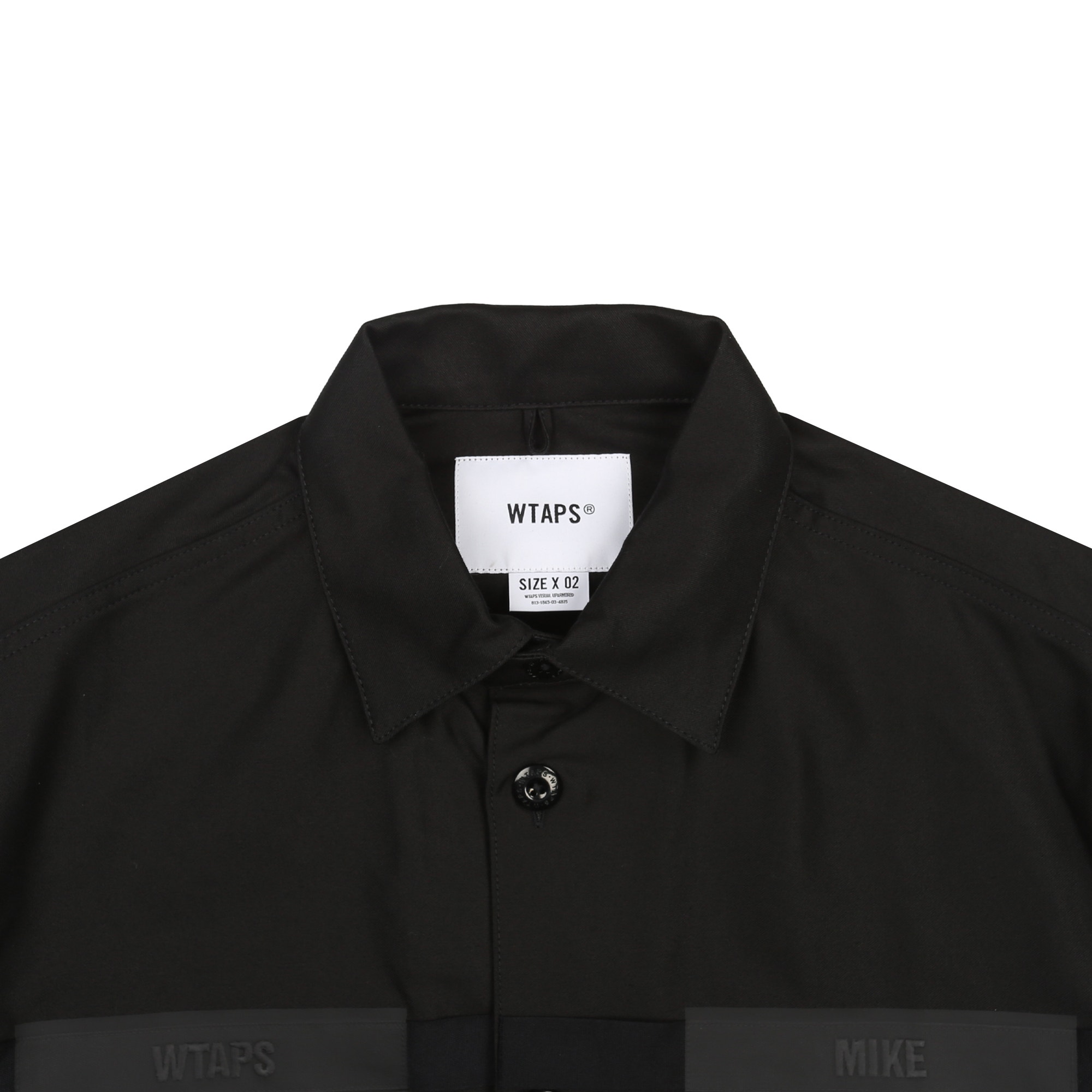 CBW 01 LS Cotton Satin Shirt - Black product photo