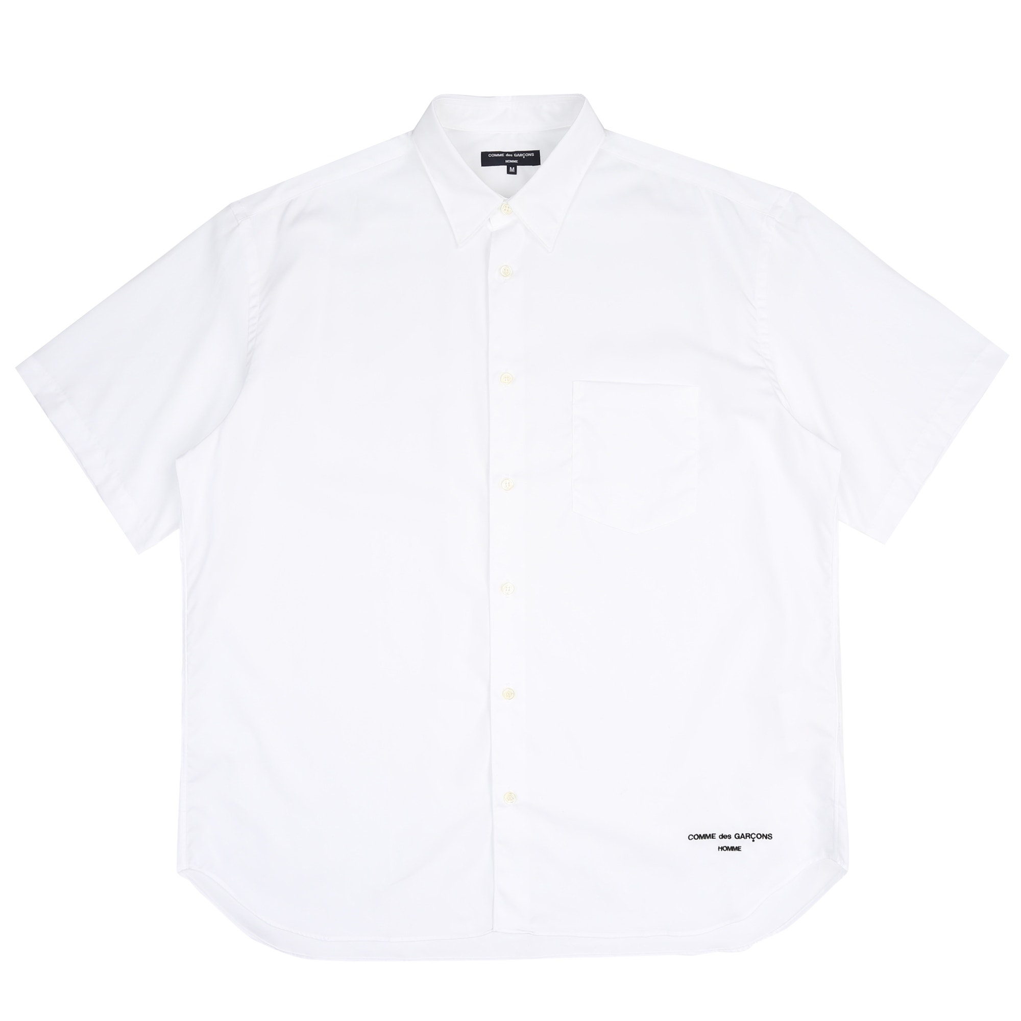 Cotton Broad S/S Shirt - White product photo