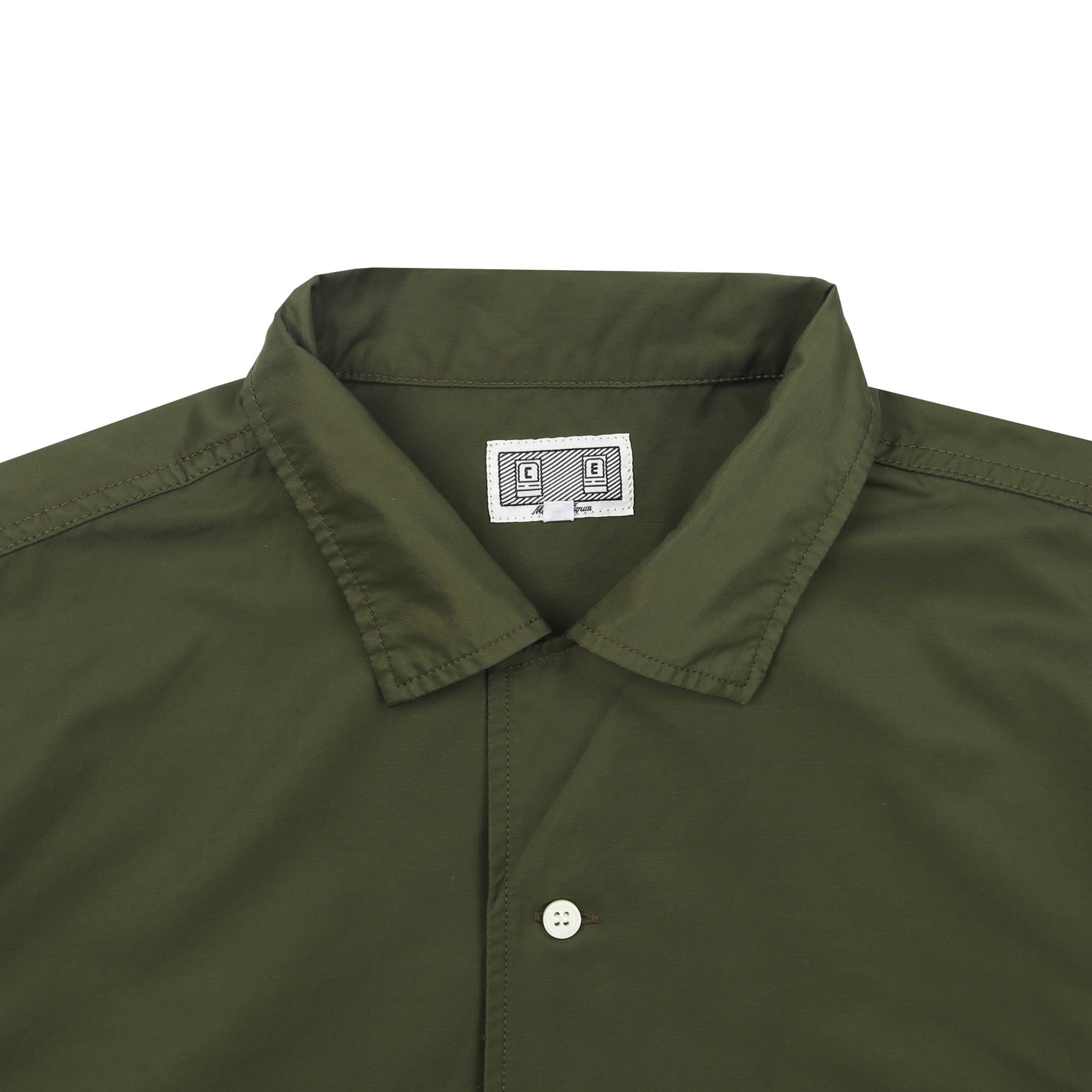 CN Twill Open Shirt - Green product photo