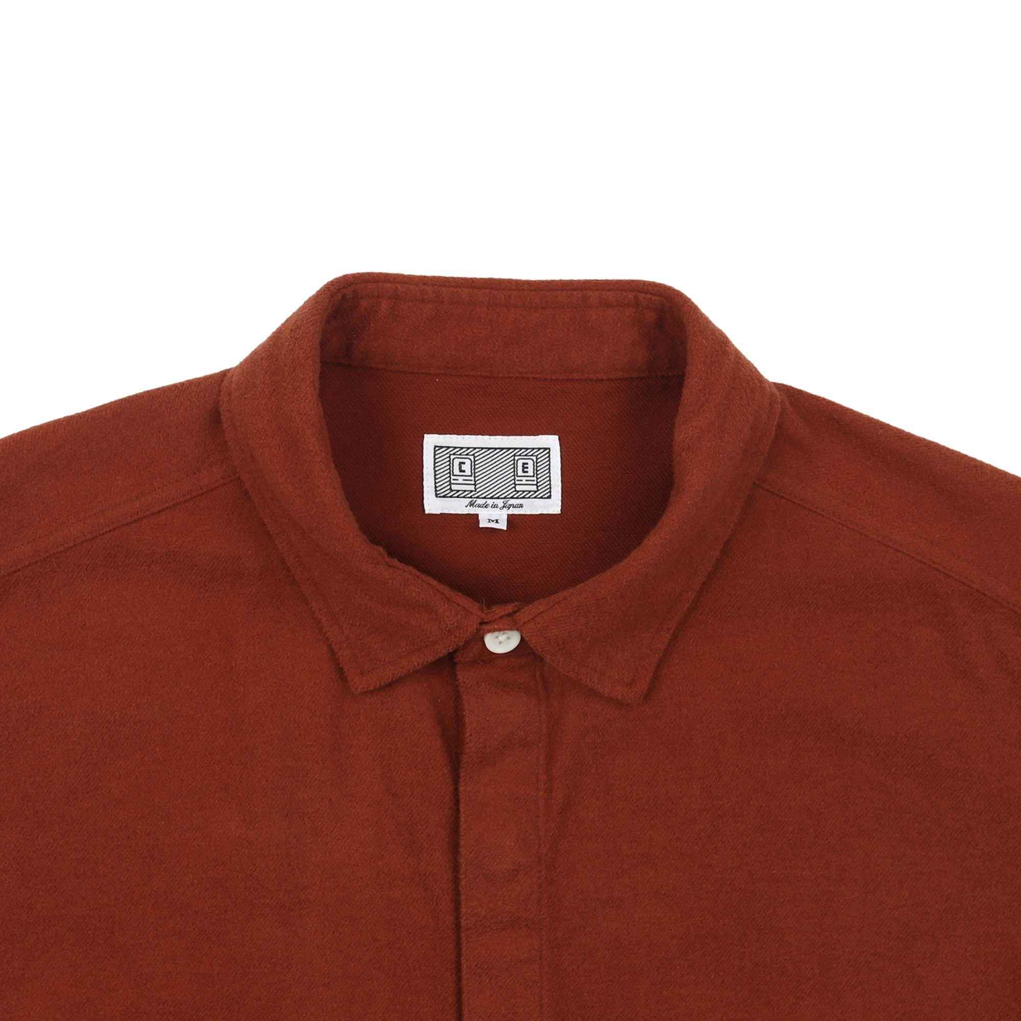 Flannel Big Shirt - Brown product photo