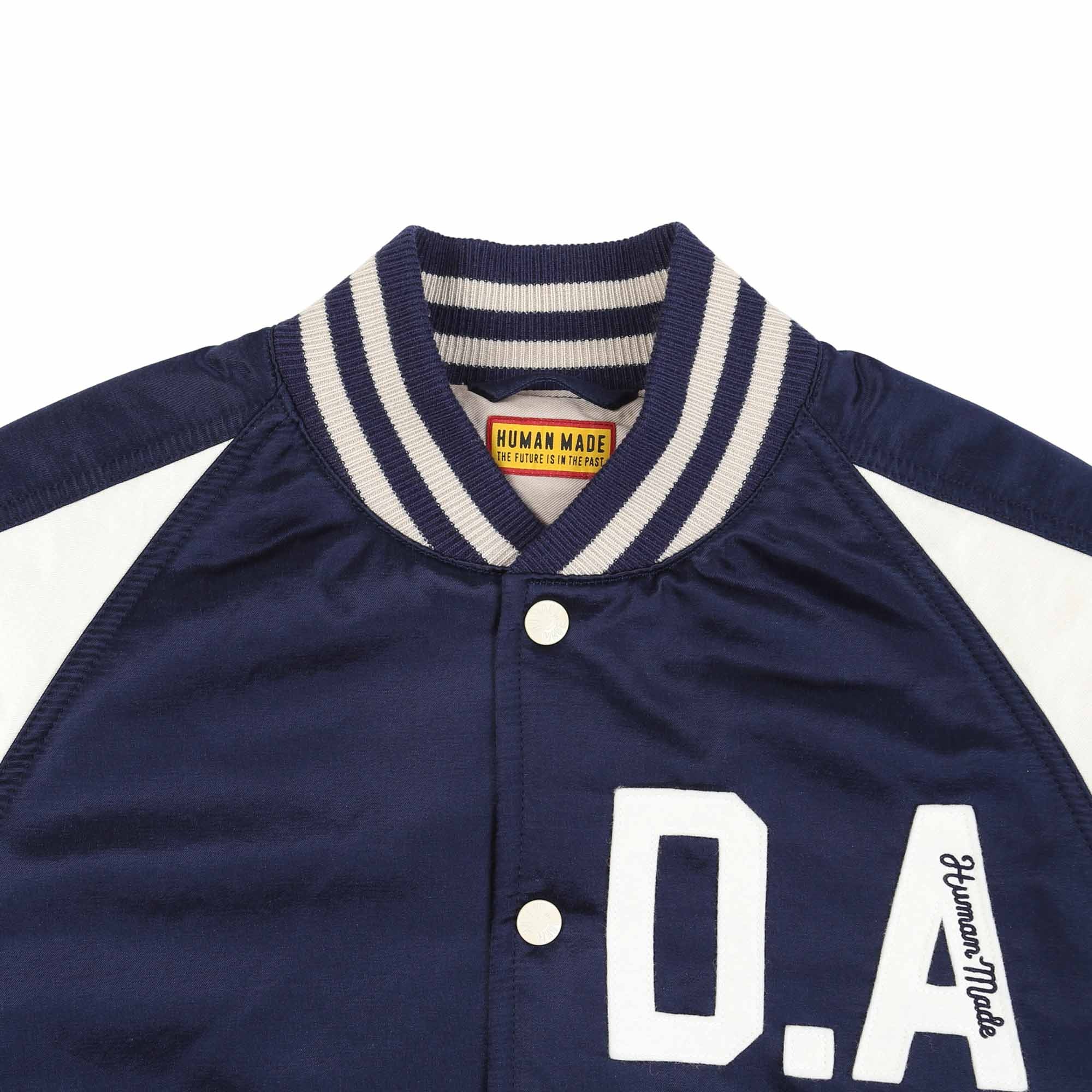 Satin Stadium Jacket - Navy product photo