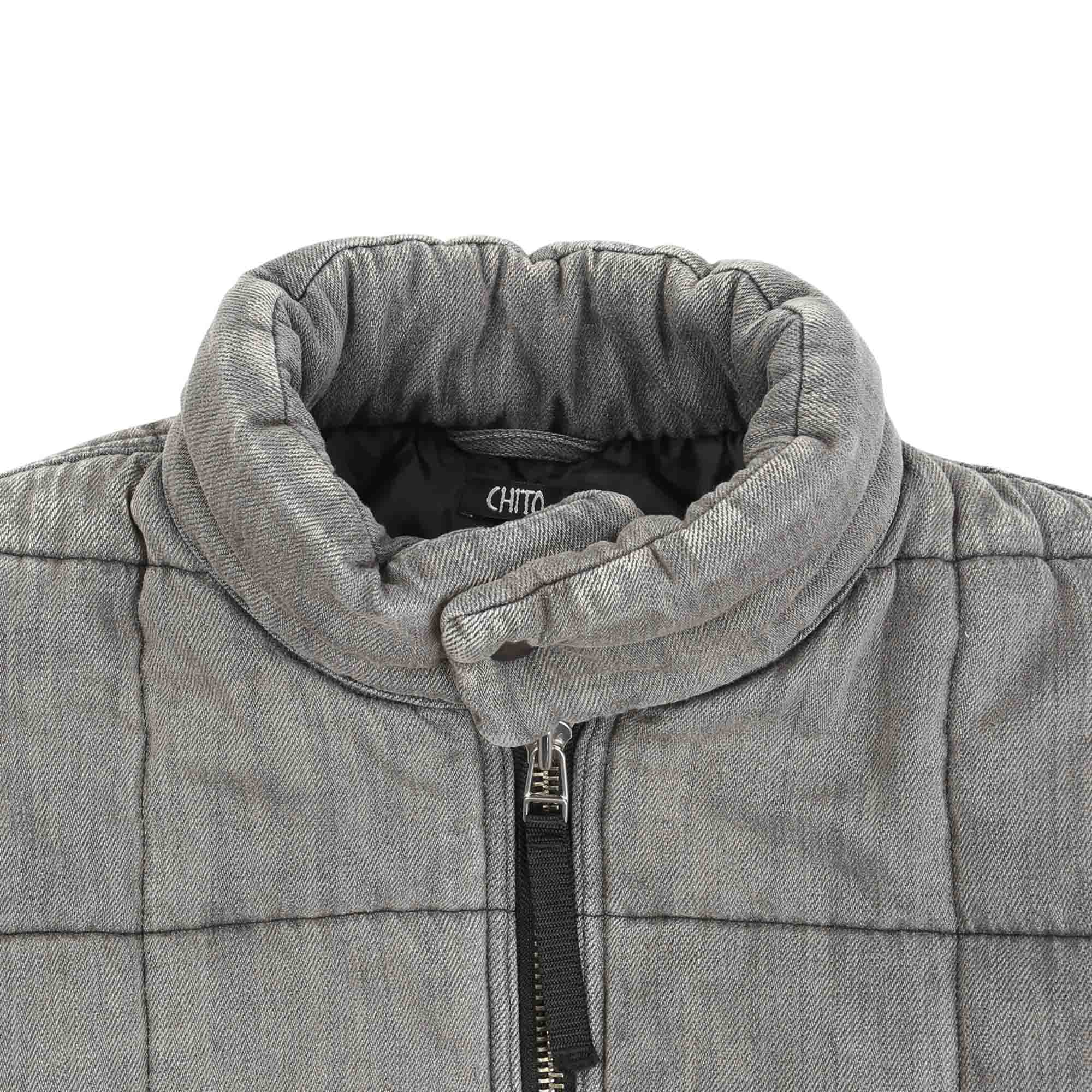 Base Quilted Jacket - Washed Black product photo