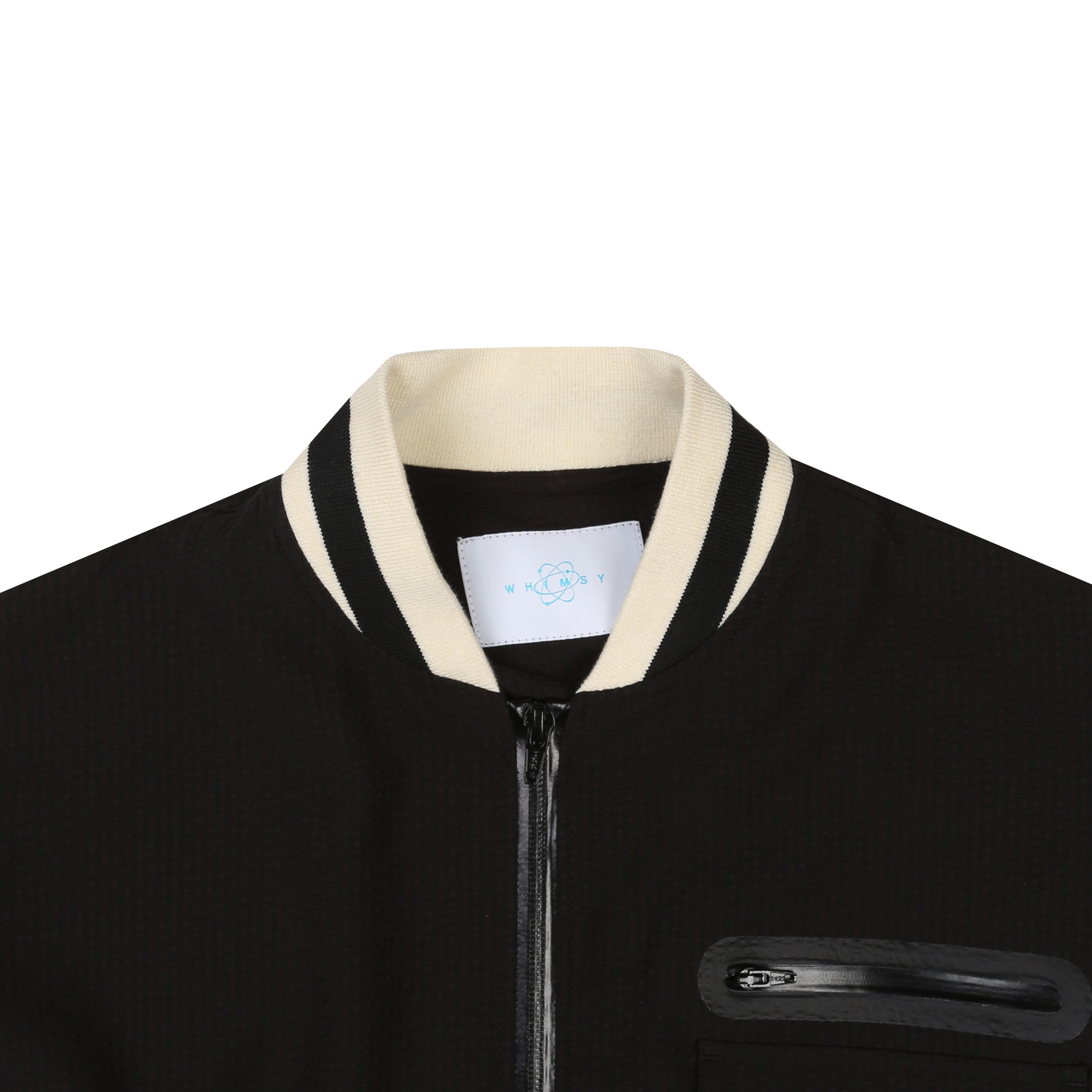 Raining Seersucker Jacket - Black product photo