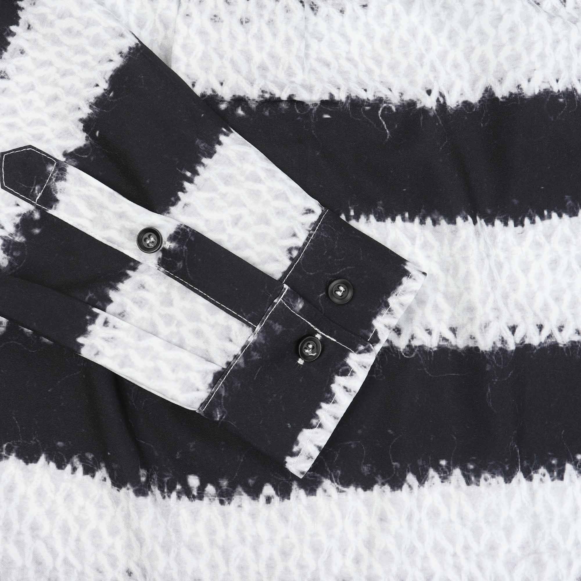 Rayon Knit Stripe Shirt - Multi product photo
