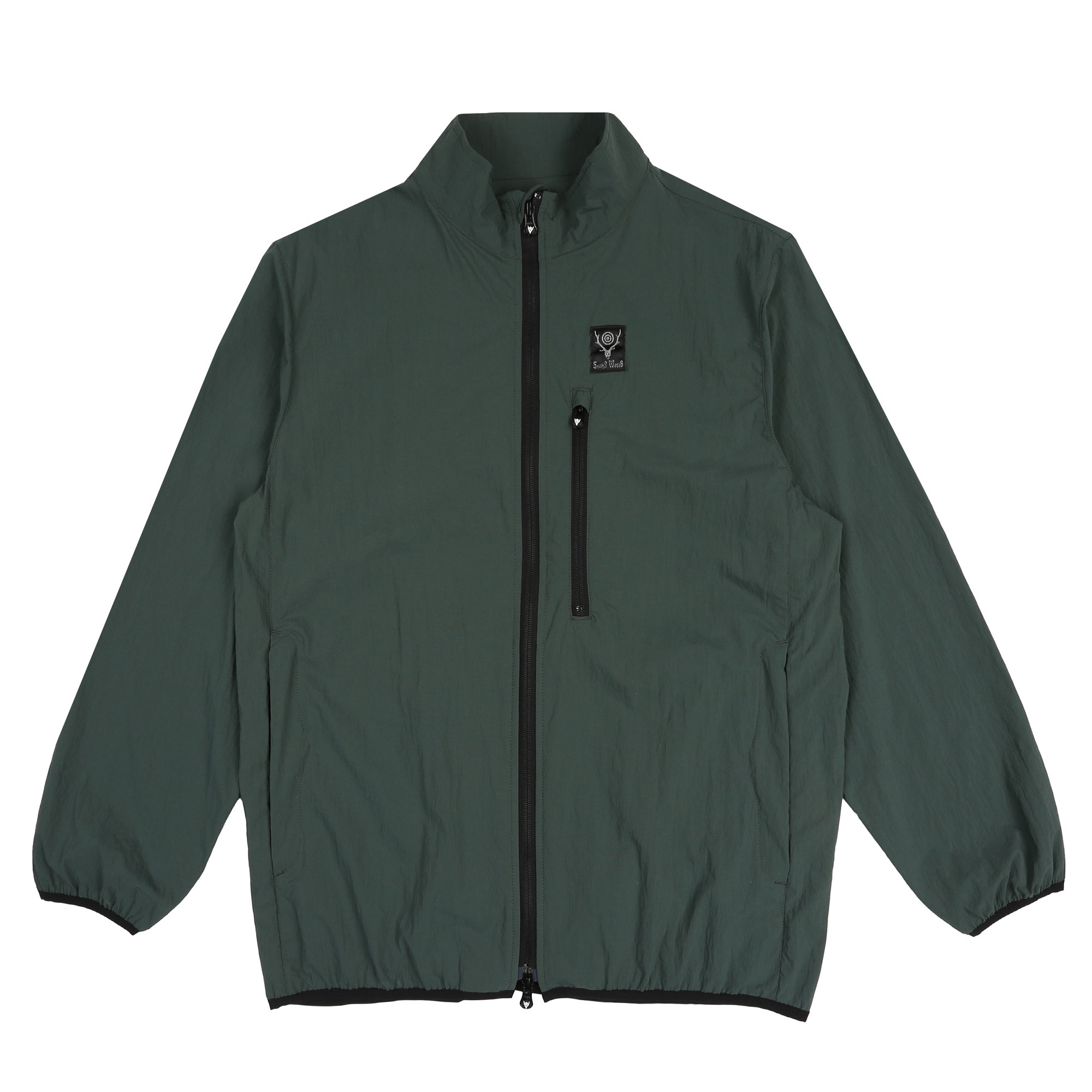 Nylon Typewriter Packable Jacket - Green product photo