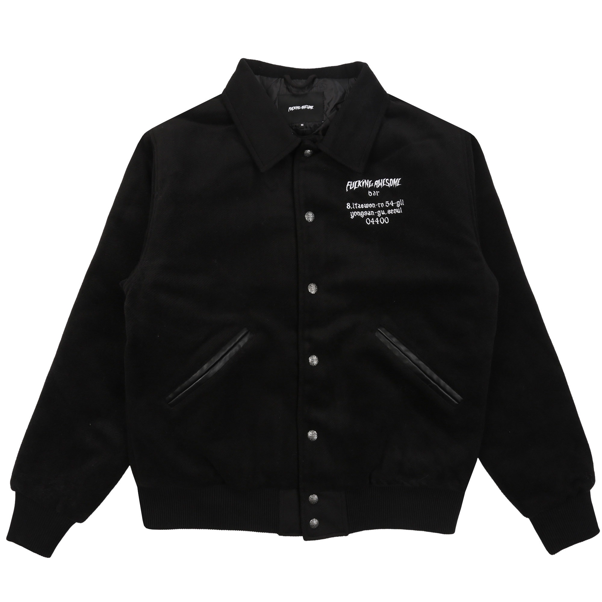 Korea Bar Varsity Jacket - Black product photo
