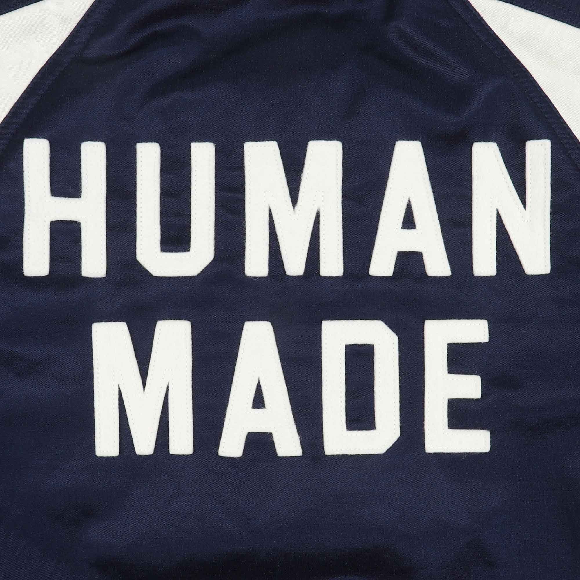 Satin Stadium Jacket - Navy product photo