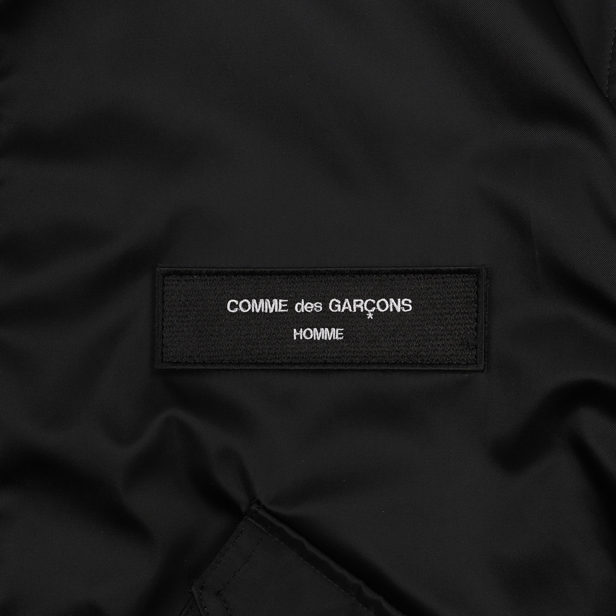 Nylon Twill Triple Layers Jacket - Black product photo