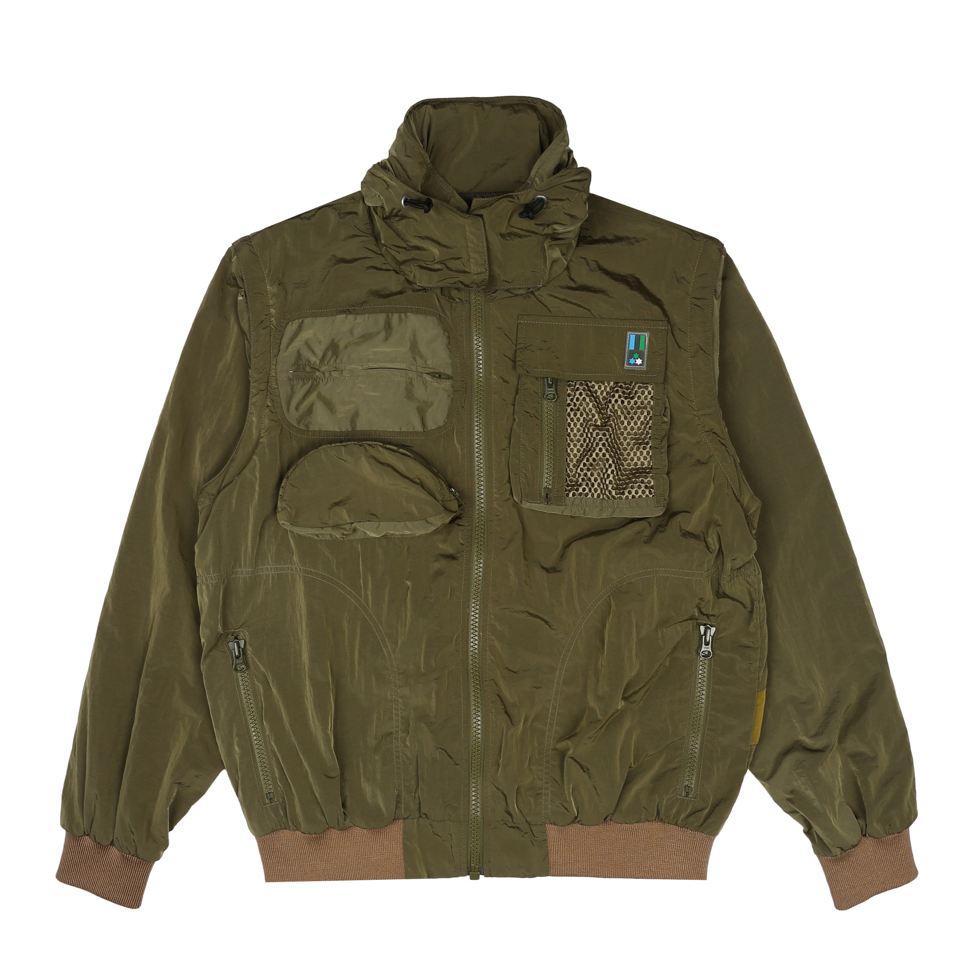 Nylon Alternative Jacket - Olive product photo